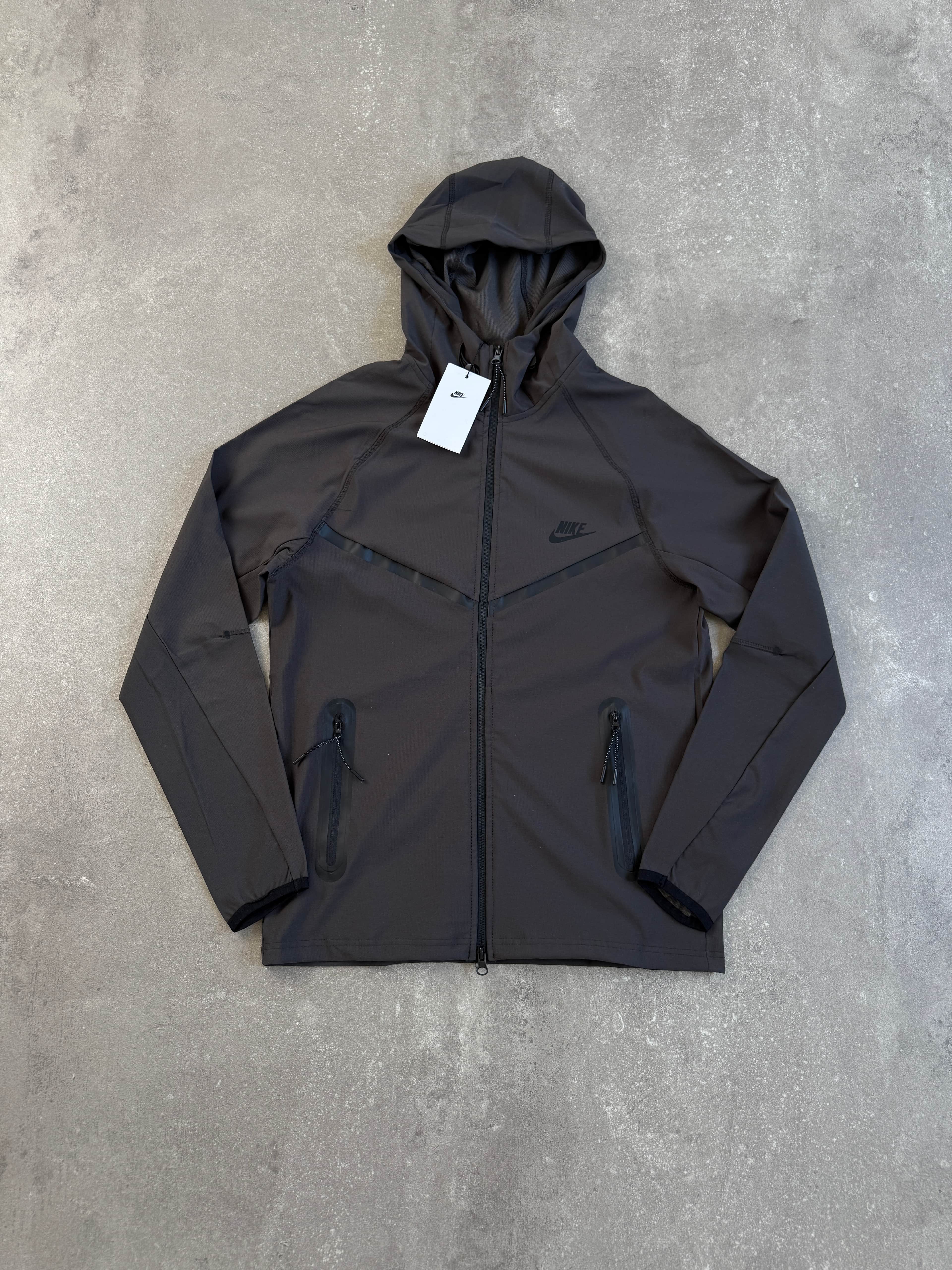 Nike  Tech Fleece Woven Windrunner Full Zip Hoodie l N-1099 - Antrasit