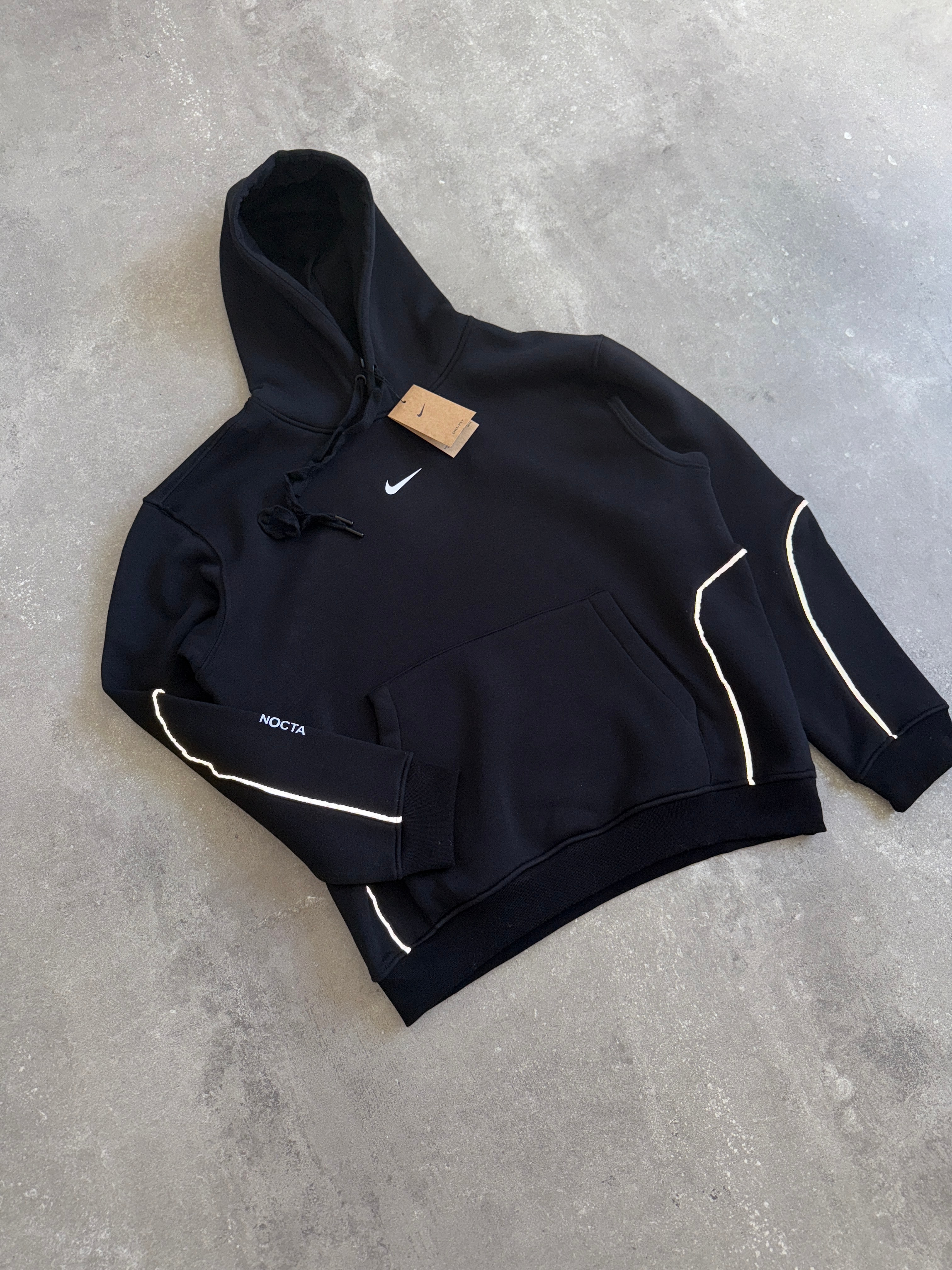 Nike x NOCTA  Reflective Fleece Hoodie l N-1095 - SİYAH