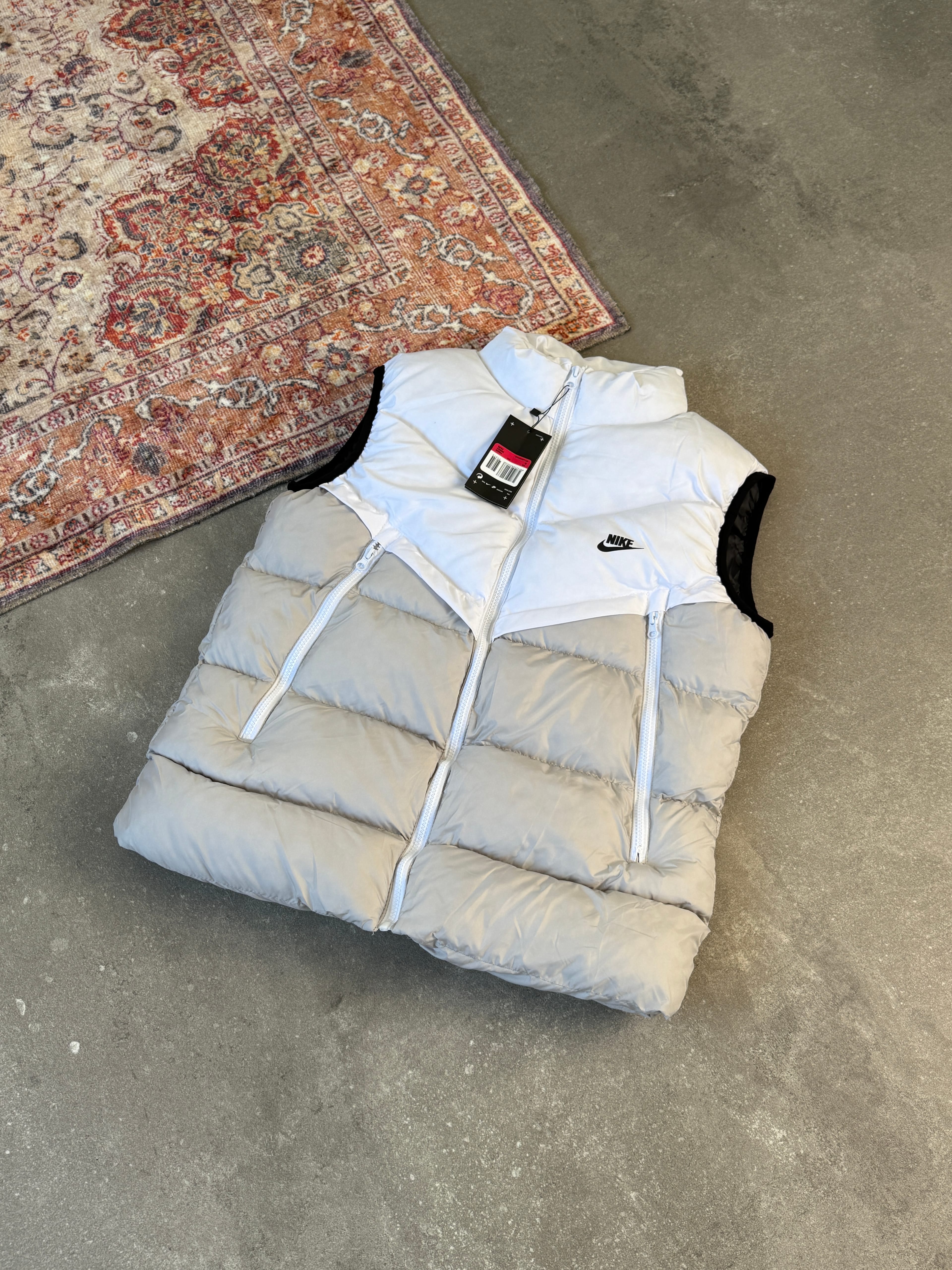 Nike Windrunner Shield Yelek l N-1102 - Beyaz-Krem