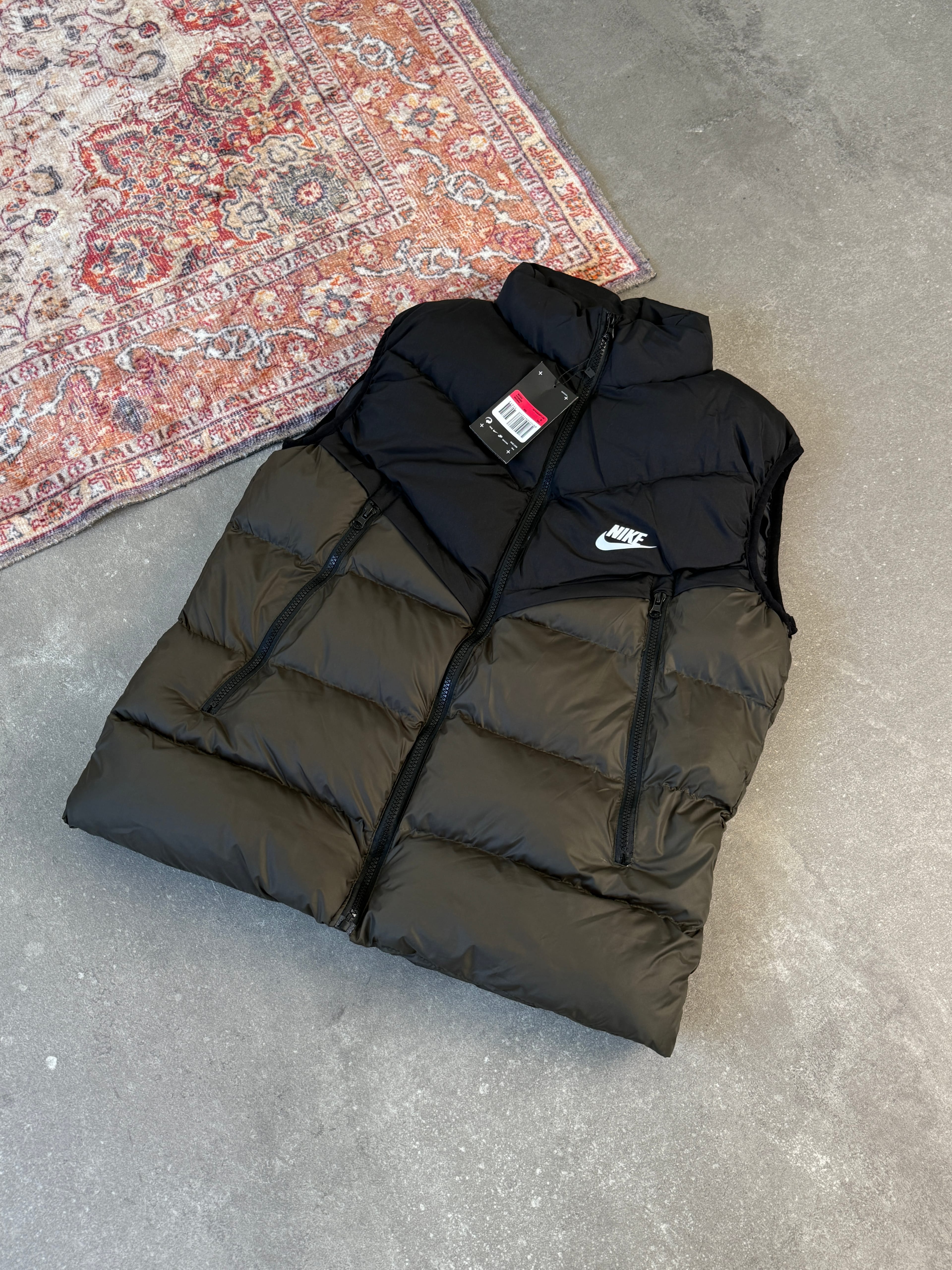 Nike Windrunner Shield Yelek l N-1102 - Siyah-Haki