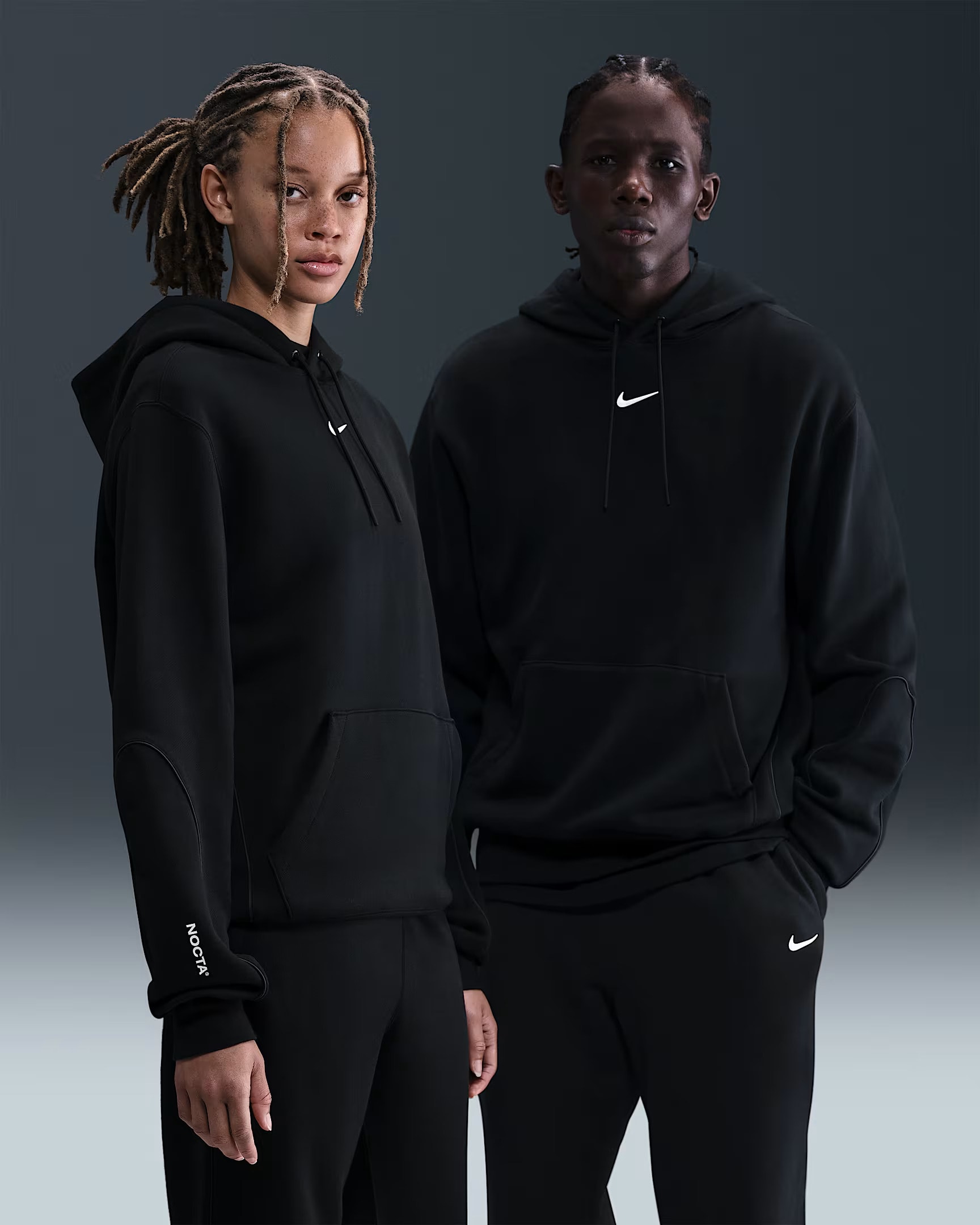 Nike x NOCTA  Reflective Fleece Hoodie l N-1095 - SİYAH