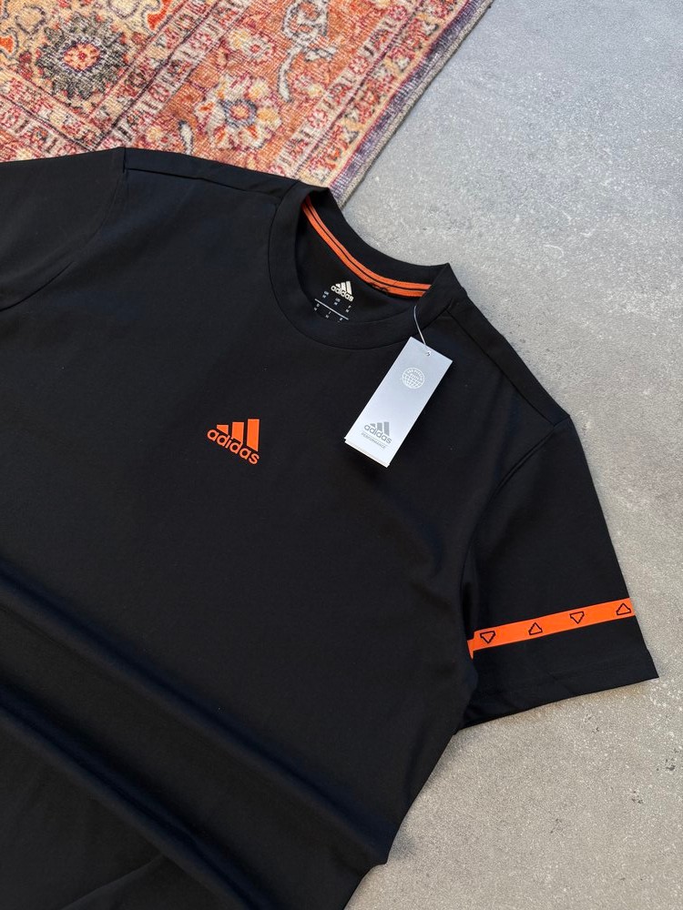 Adidas Back Print Premium  T-Shirt | AD-1010