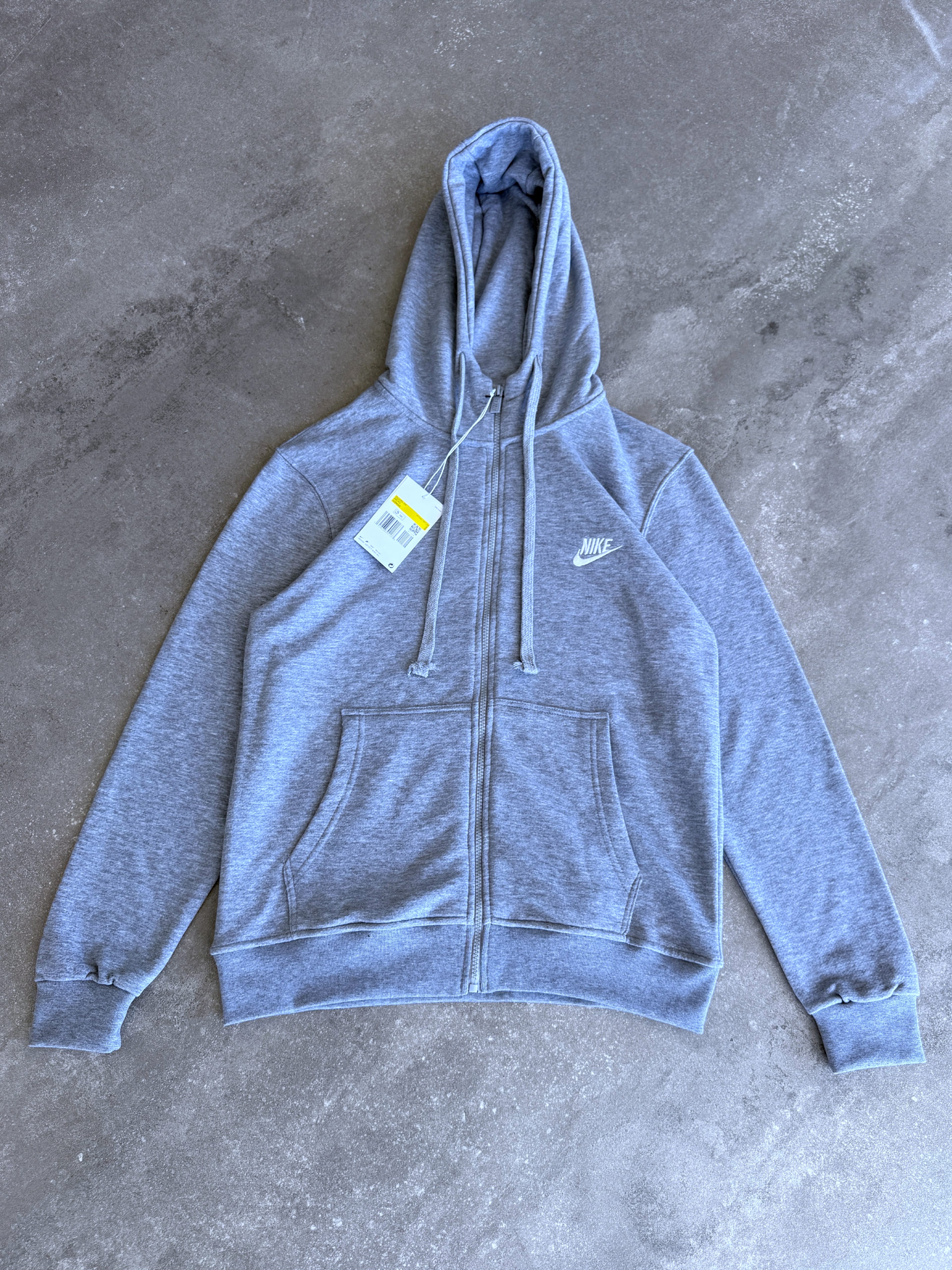 Nike Club Fleece  Fermuarlı Ceket l N-1103 - Gri