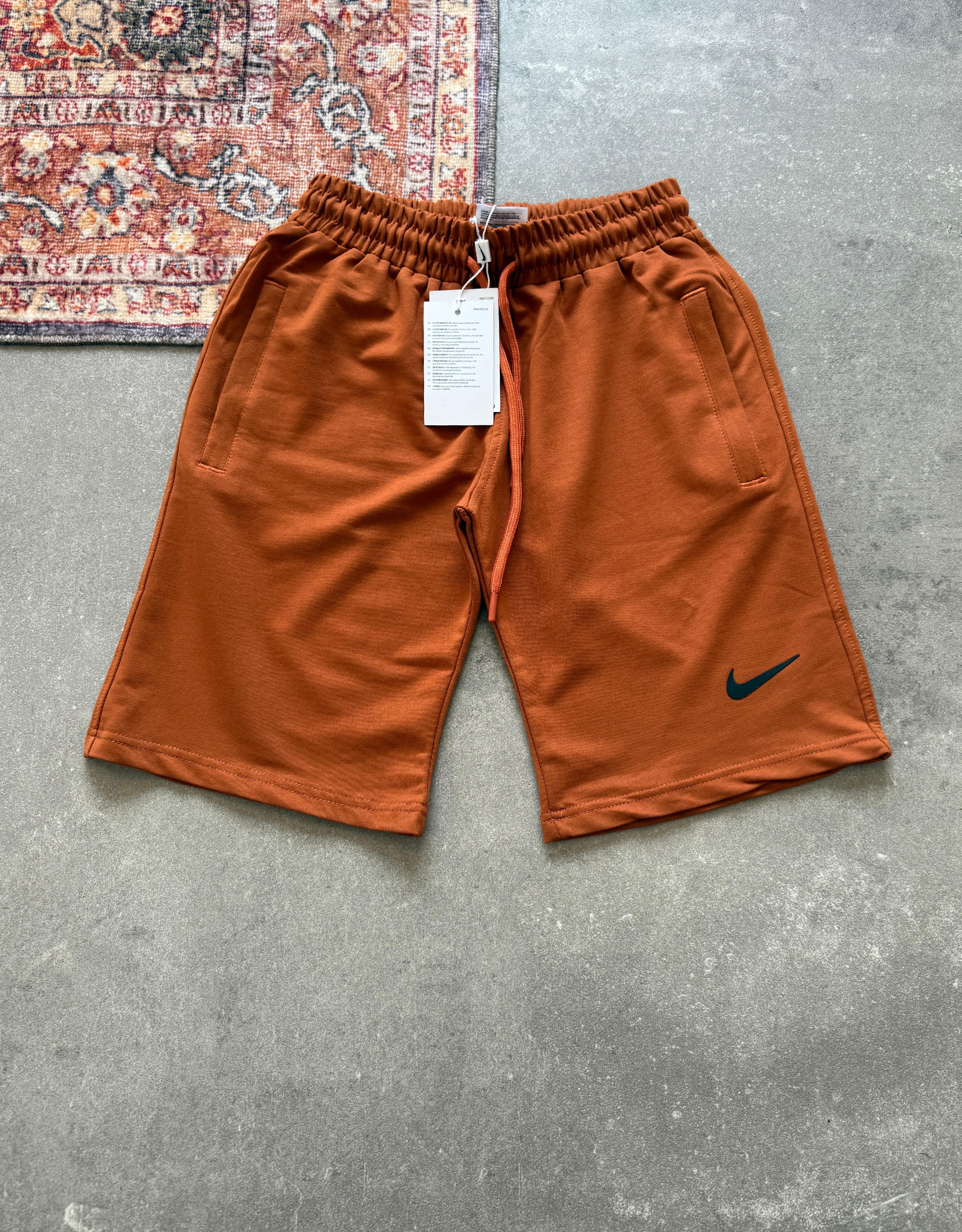Nike Swoosh Logo  l Şort  N-1063 - Turuncu