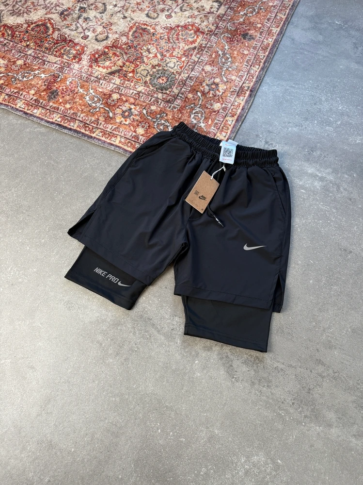 Nike Reflect Logo Pro Taytlı Training Şort l  N-1003