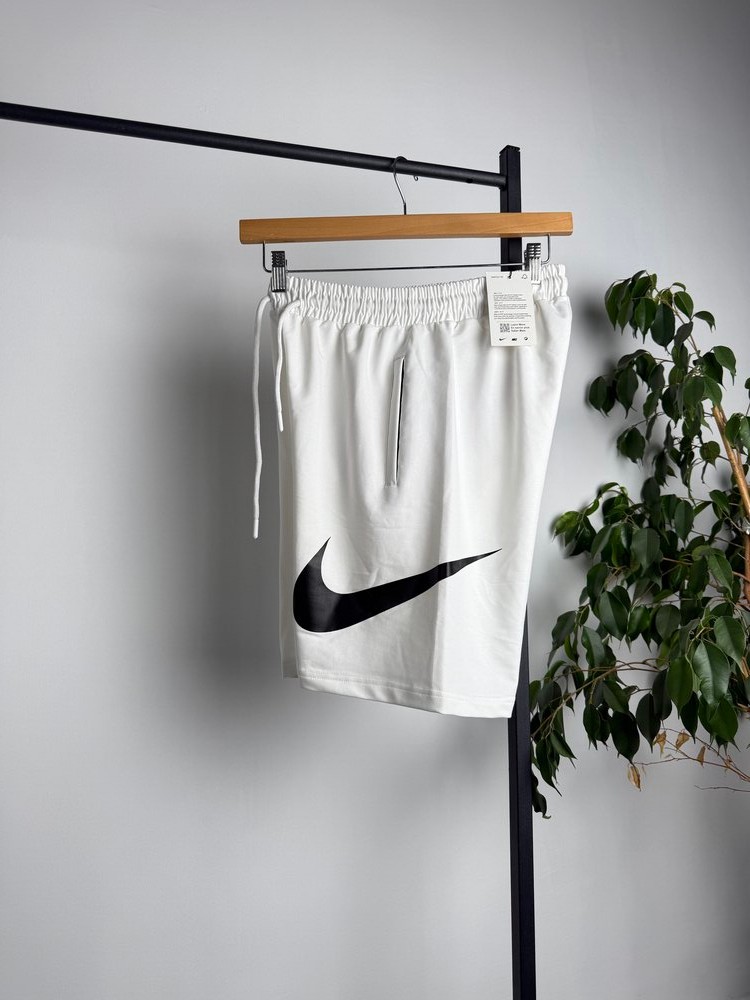 Nike Big Swoosh   l Şort  N-1015 - Beyaz