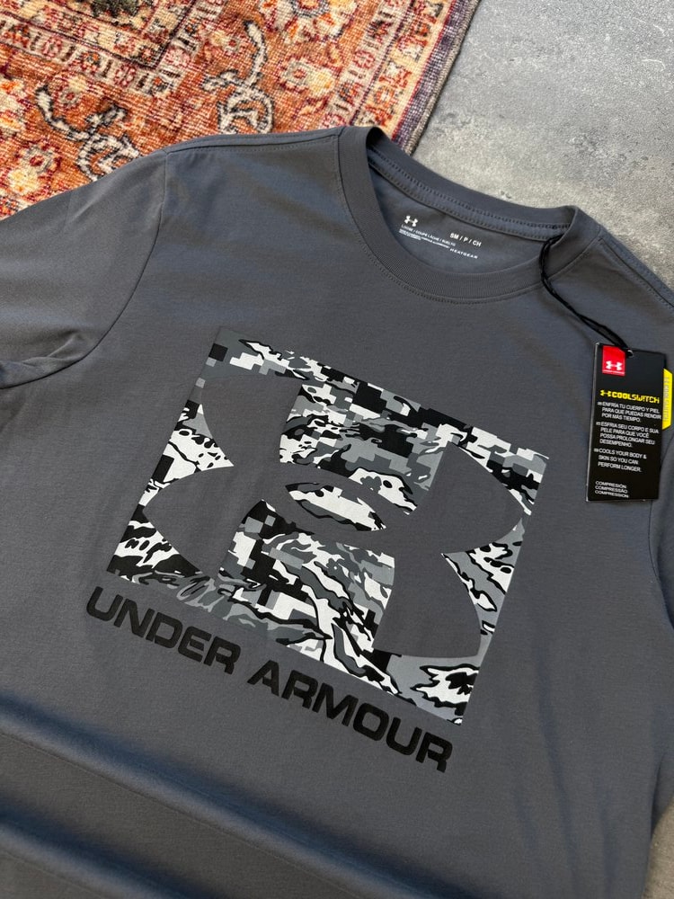U.A. Camo Boxed Logo T-Shirt | UA-1009