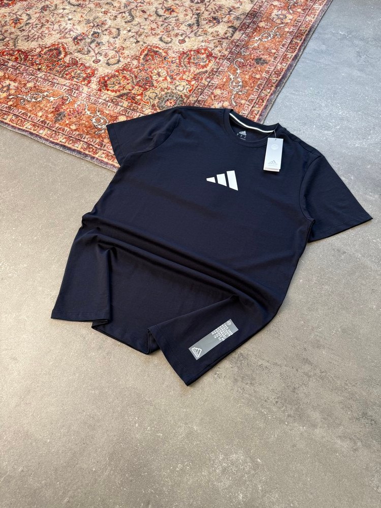 Adi*** Chest Logo Premium  T-Shirt | AD-1009 - Lacivert
