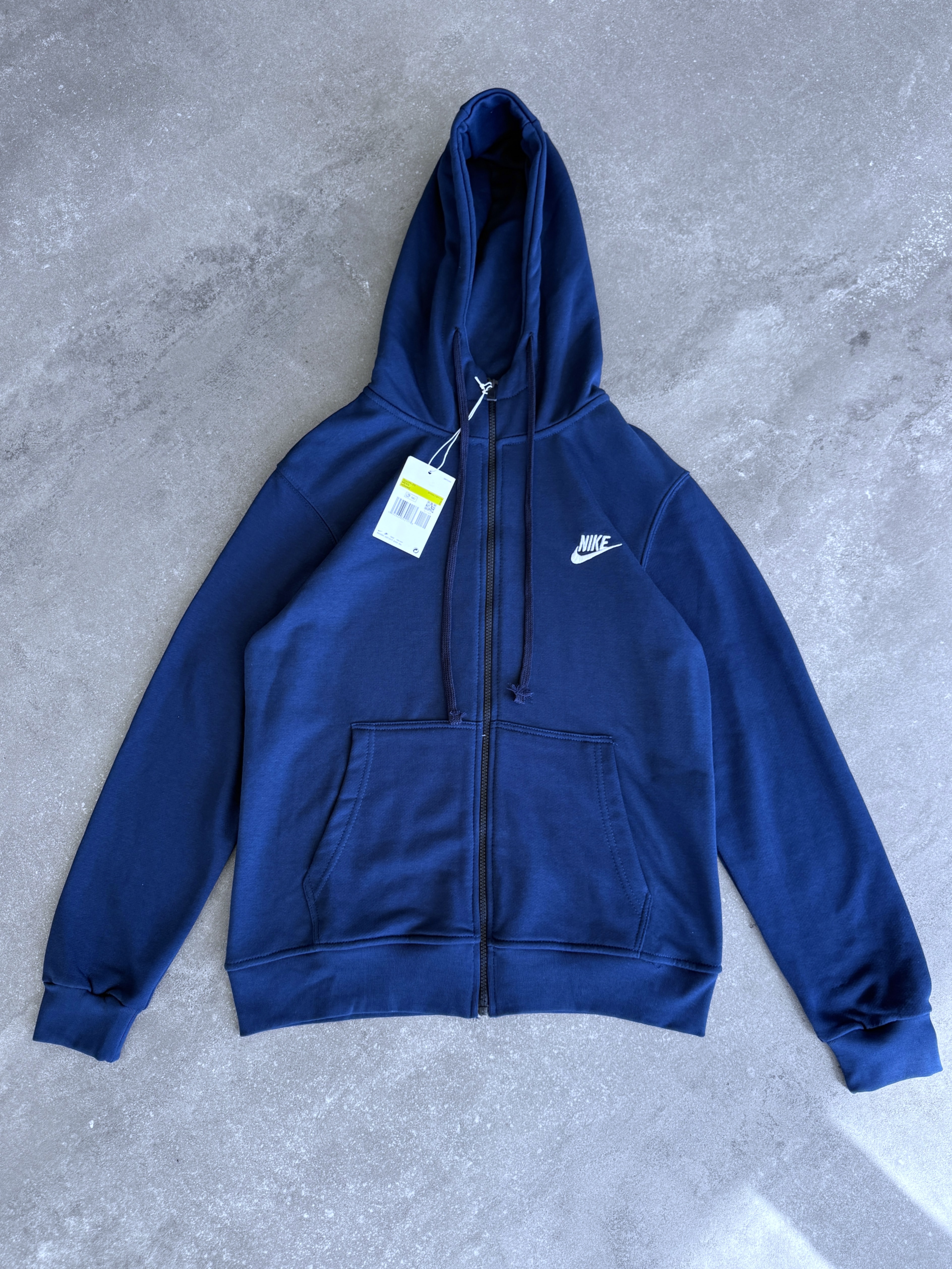 Nike Club Fleece  Fermuarlı Ceket l N-1103 - Lacivert
