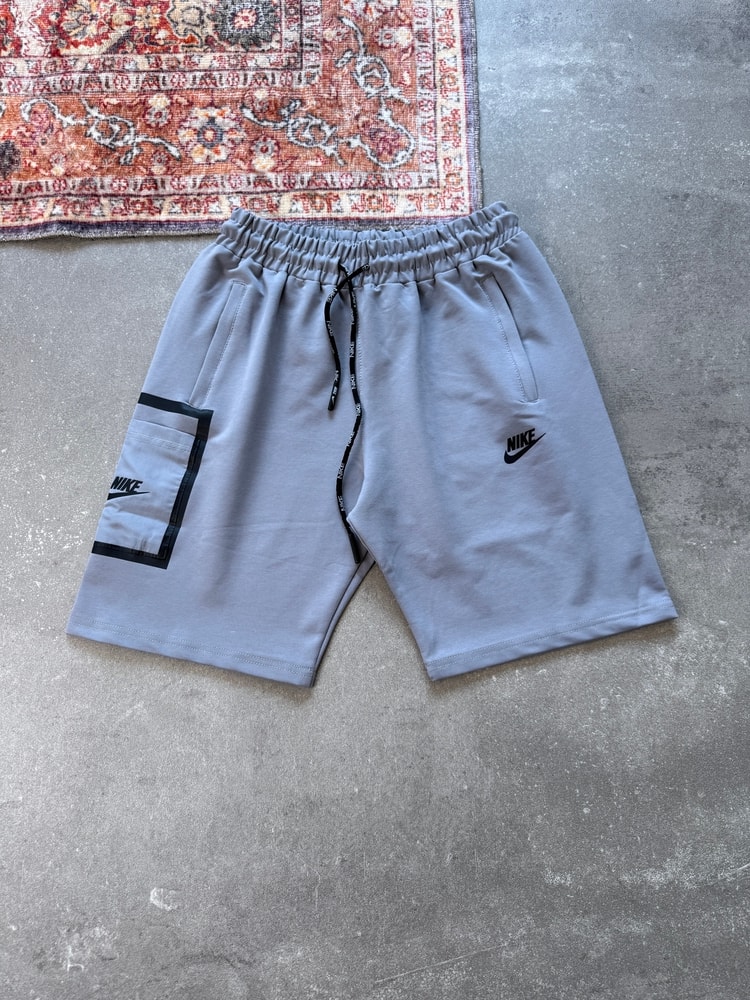 Nike Cep Detay  l Şort  N-1065 - Gri