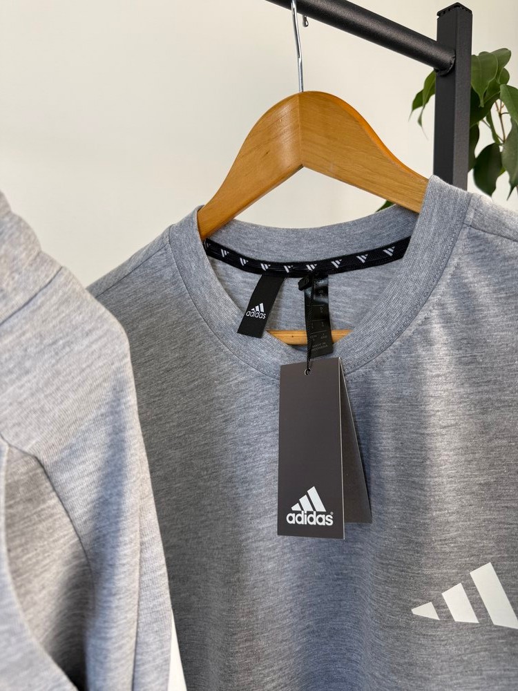 Adidas Premium Logo Takım   l Gri AD-1006