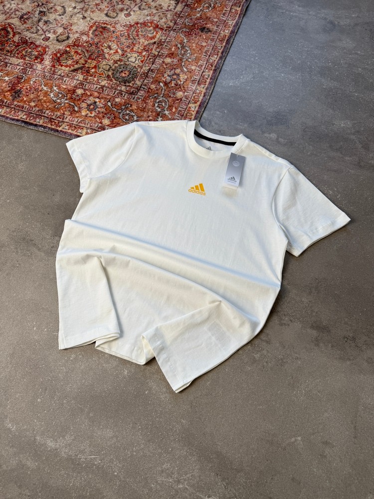 Adi*** Chest Logo Terrex Premium T-Shirt | AD-1012 - Beyaz
