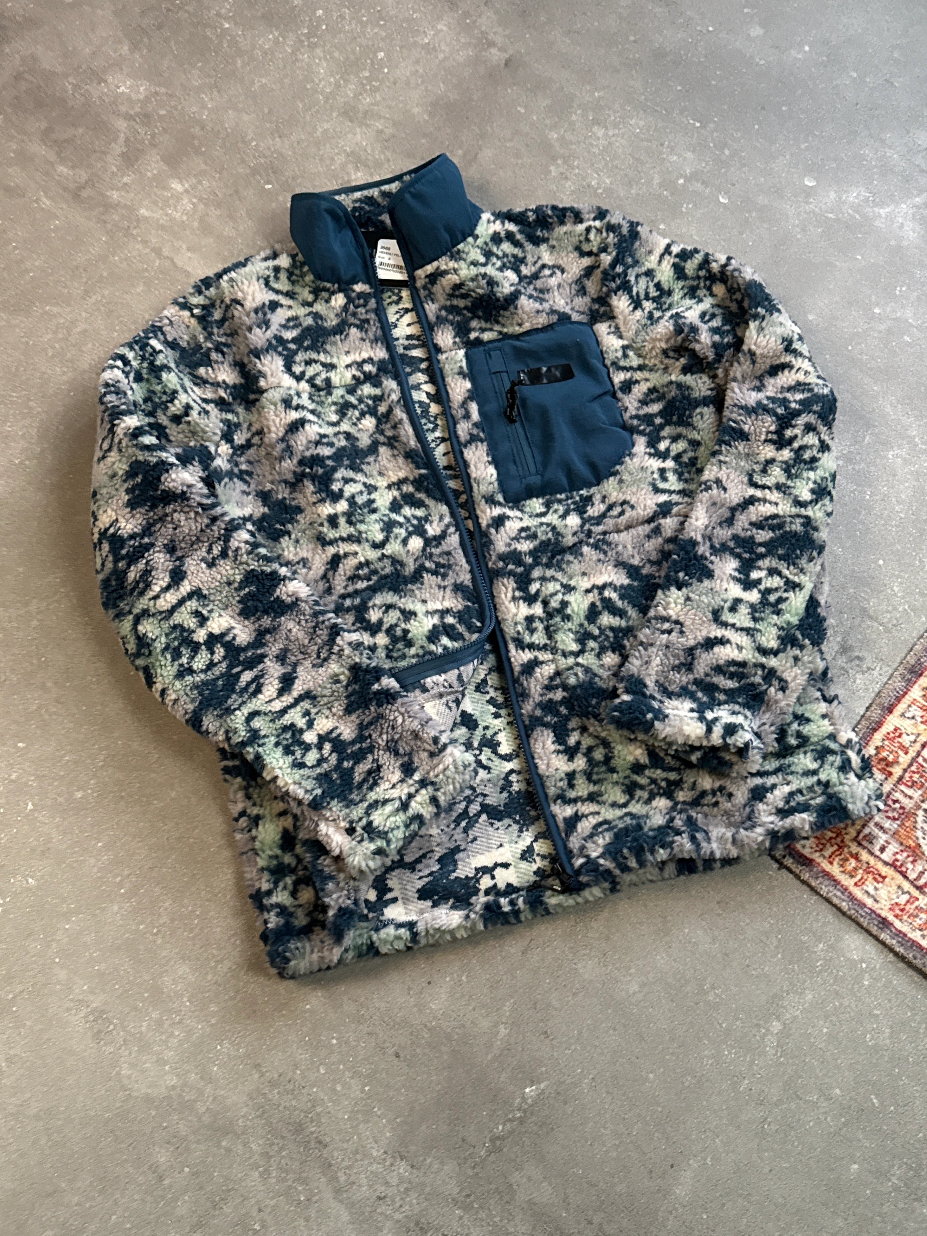 CLM Desenli Full Zip Sherpa Polar Premium l O-1012 - Lacivert