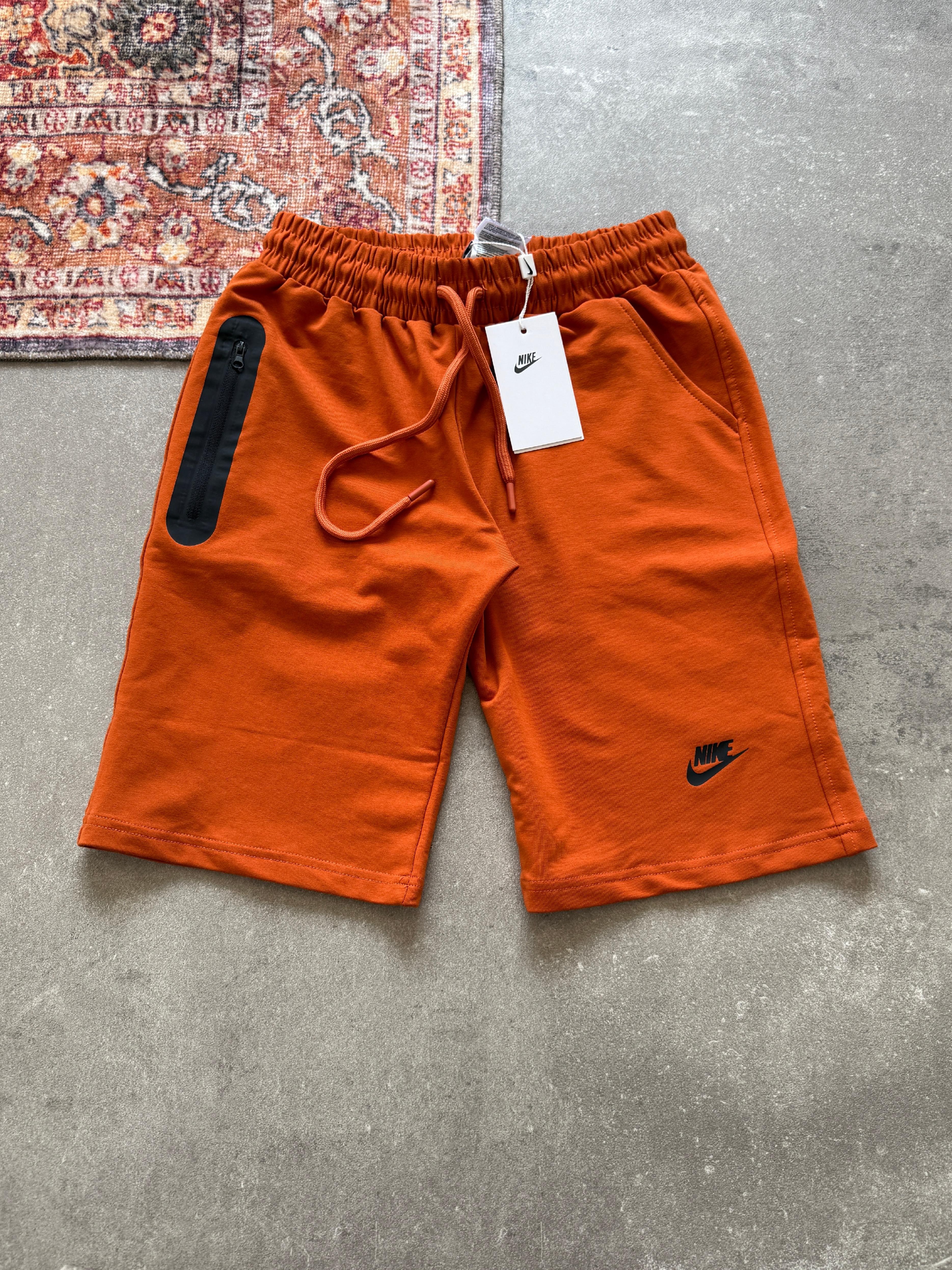 Nike Cep Detay  l Şort  N-1062 - Turuncu