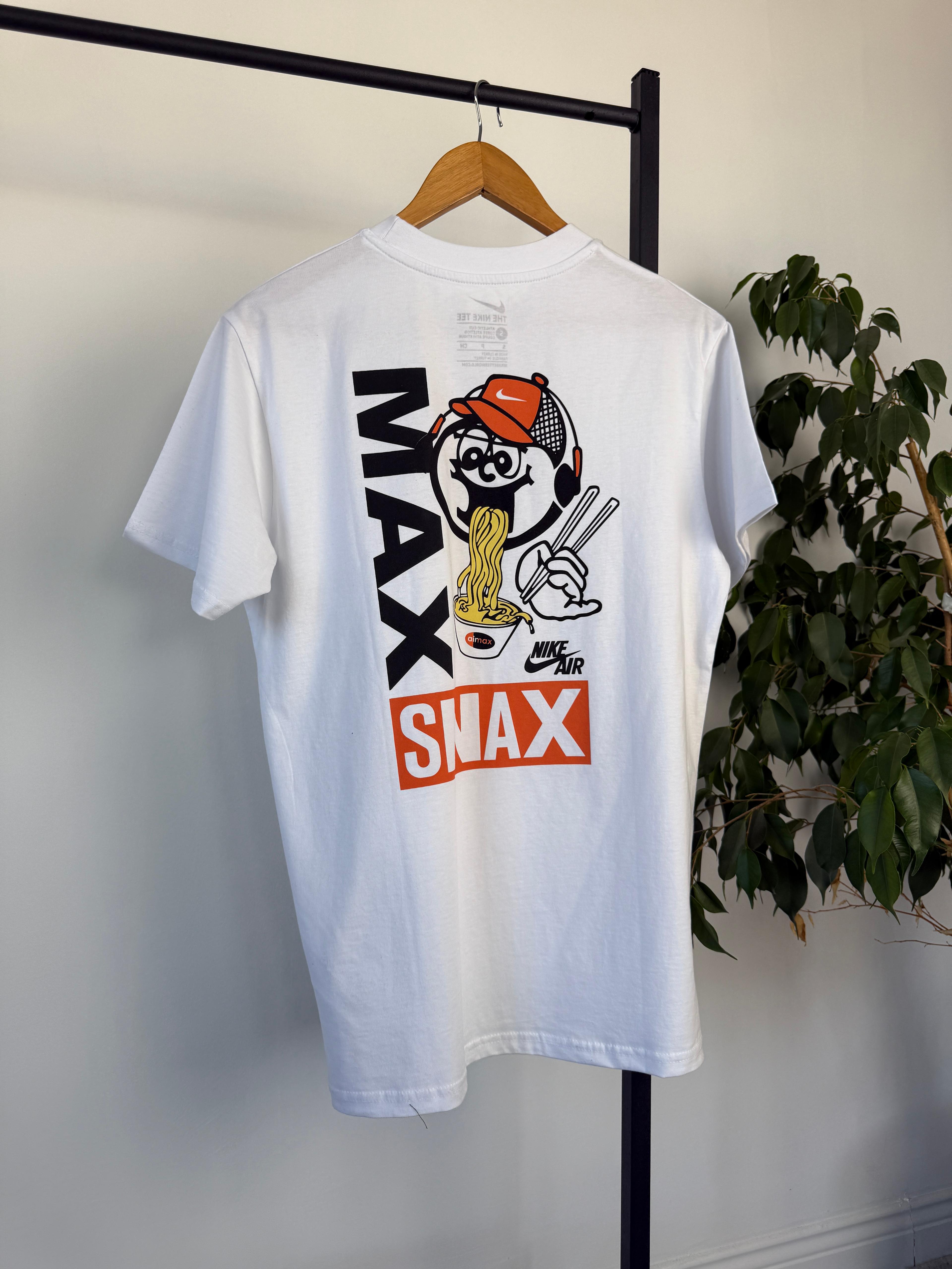 Nike Air Max Back Print  T-Shirt |  N-1072 - Beyaz