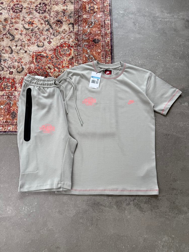 Nike Syna Tech Fleece Takım Yazlık Premium l  N-1024 - Taş Gri