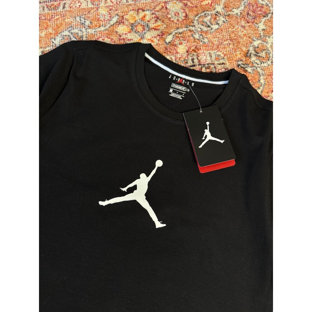 Jord**  Chest  Logo  T-Shirt | Siyah JR-1004