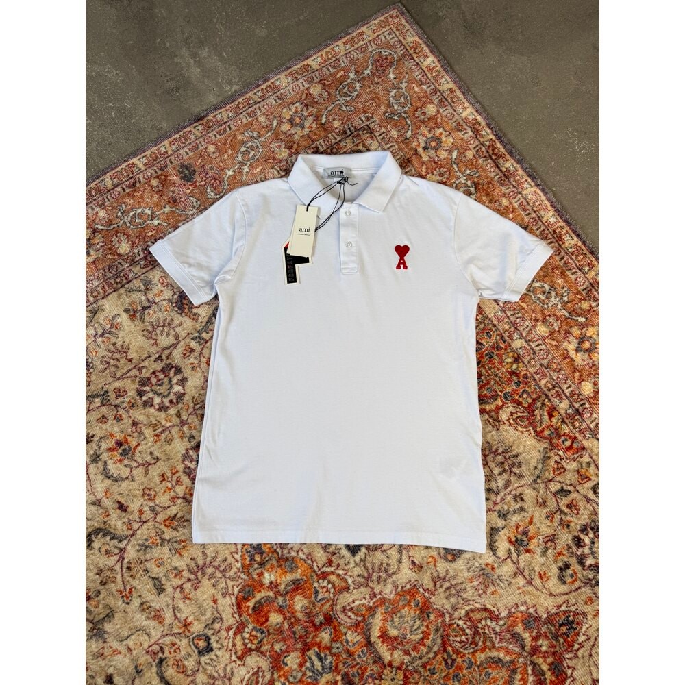 A** Paris Polo Yaka T-Shirt | Beyaz  A-1001