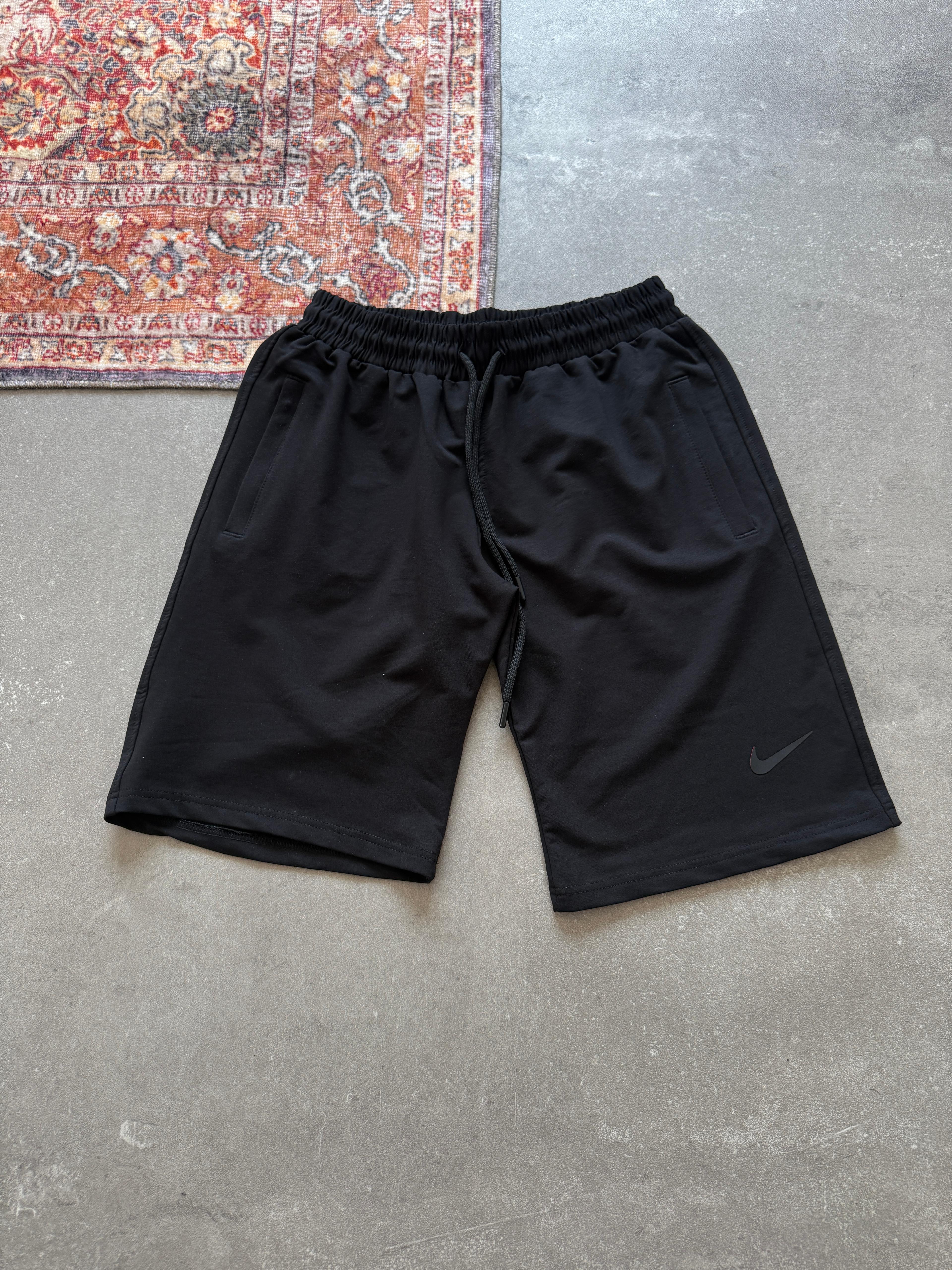 Nike Swoosh Logo  l Şort  N-1063 - SİYAH