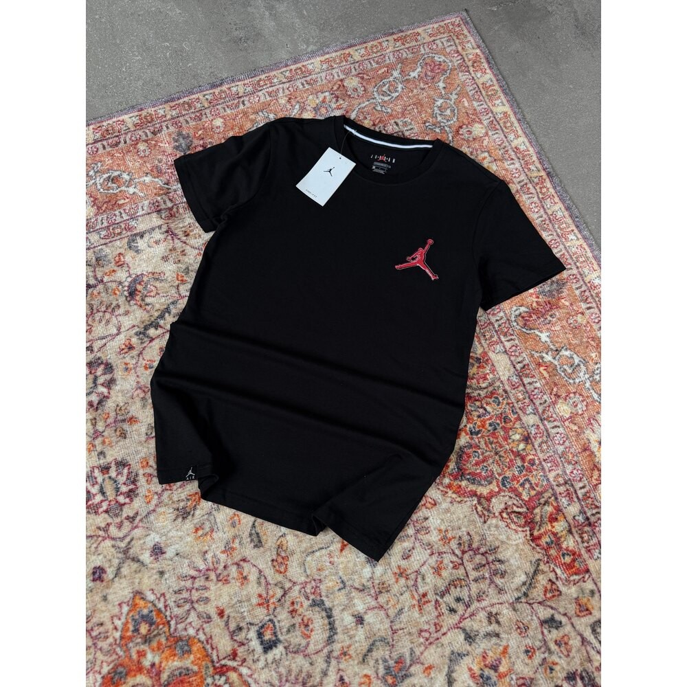 Jord**  Chest  Logo  T-Shirt | Siyah JR-1002