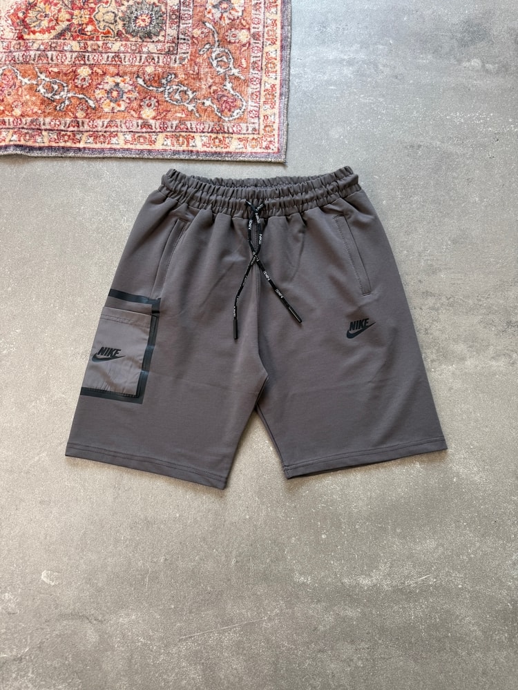 Nike Cep Detay  l Şort  N-1065 - Füme