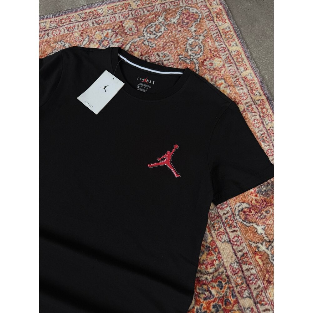 Jord**  Chest  Logo  T-Shirt | Siyah JR-1002