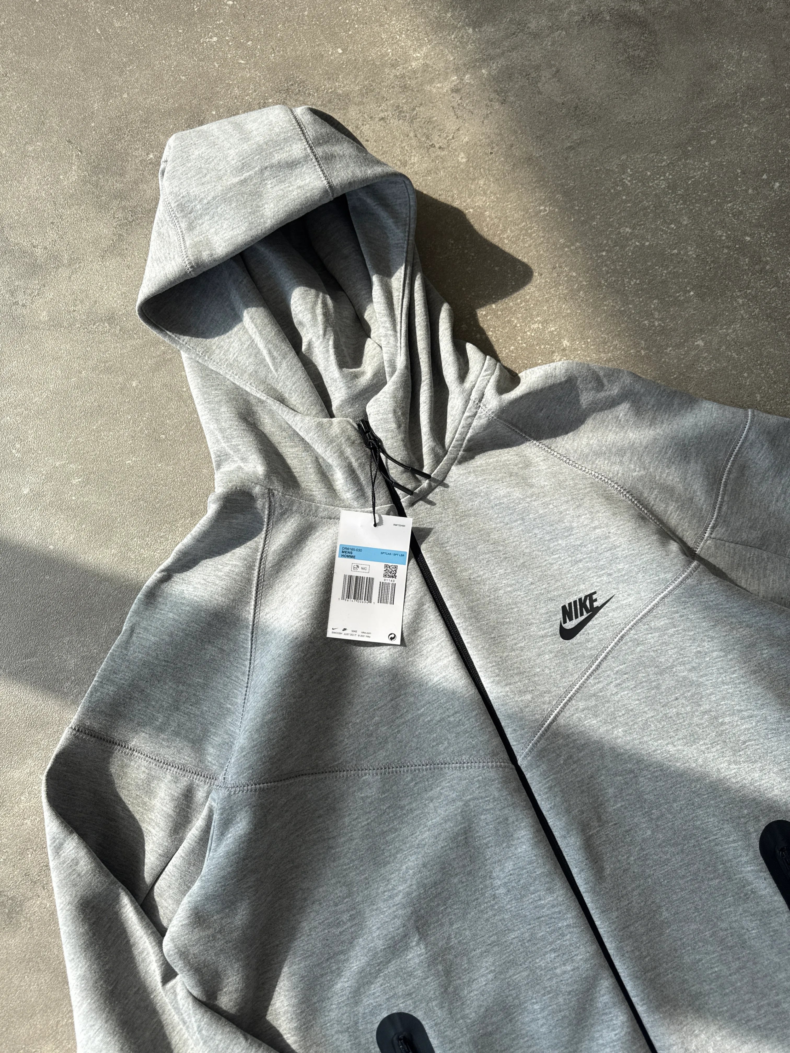 Nike  Tech Fleece Full Zip Hoodie l N-1109