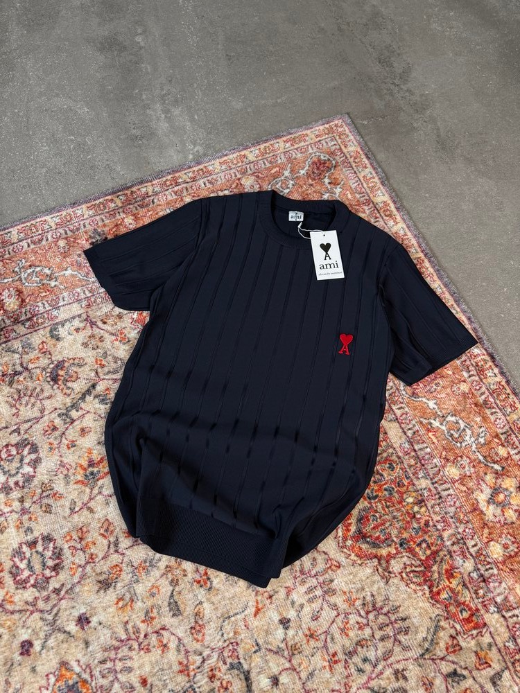 A** Paris Triko Premium T-Shirt |  A-1003 - Lacivert