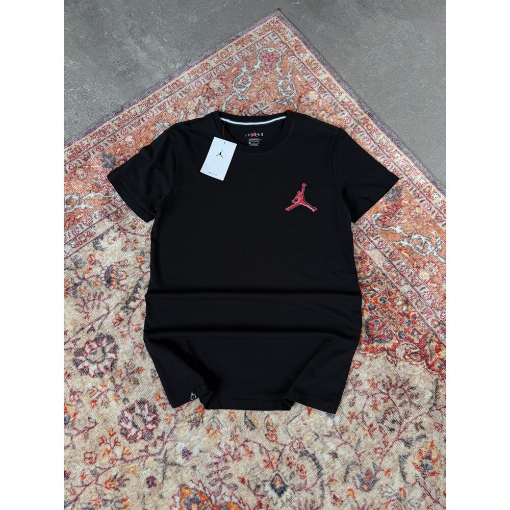 Jord**  Chest  Logo  T-Shirt | Siyah JR-1002