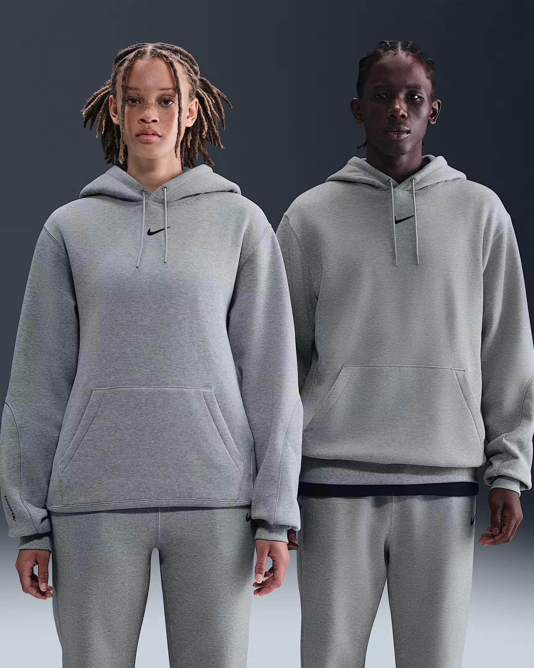 Nike x NOCTA  Reflective Fleece Hoodie l N-1095 - Gri