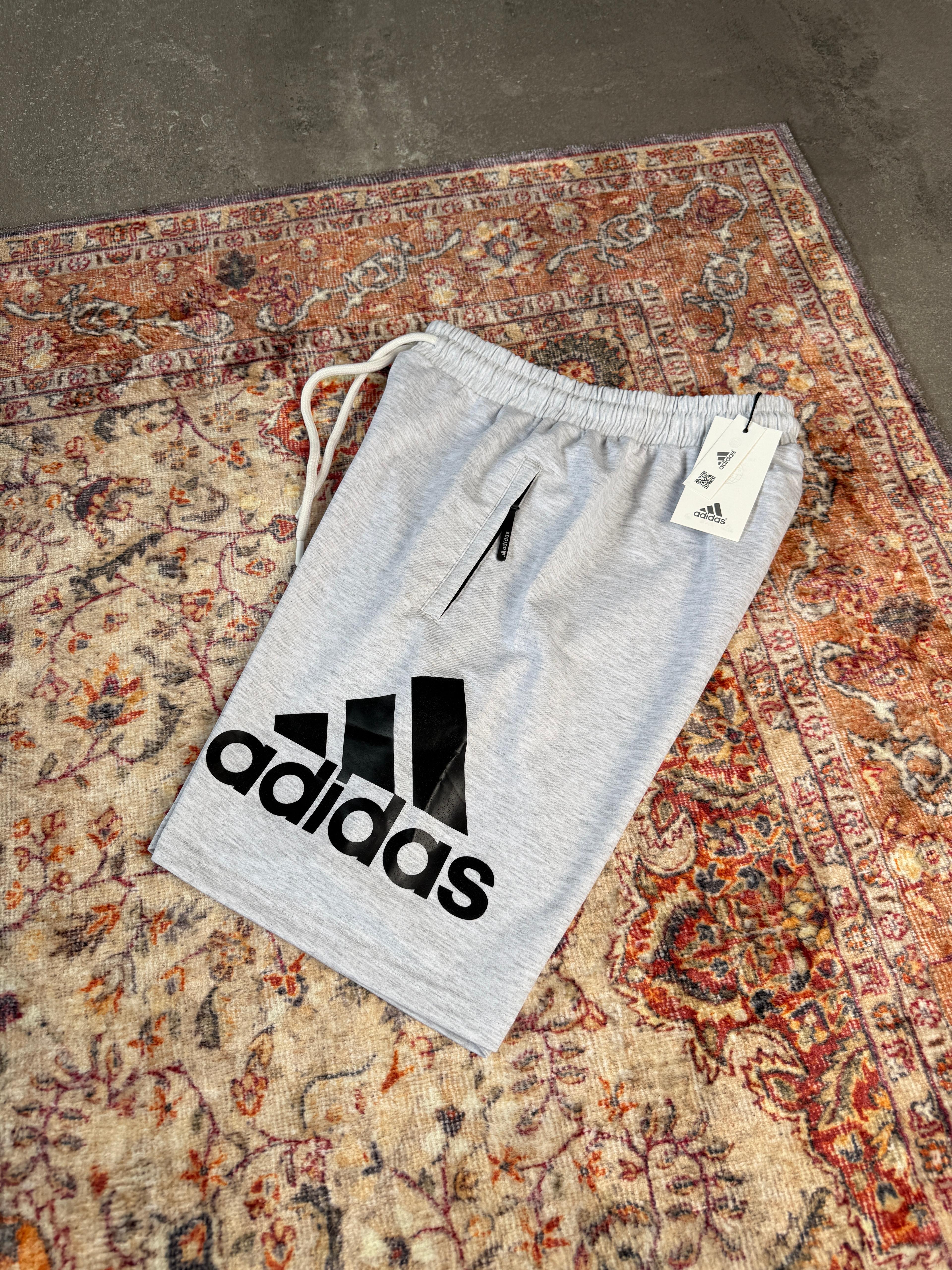 Adidas  Big Logo Şort l Gri AD-1001