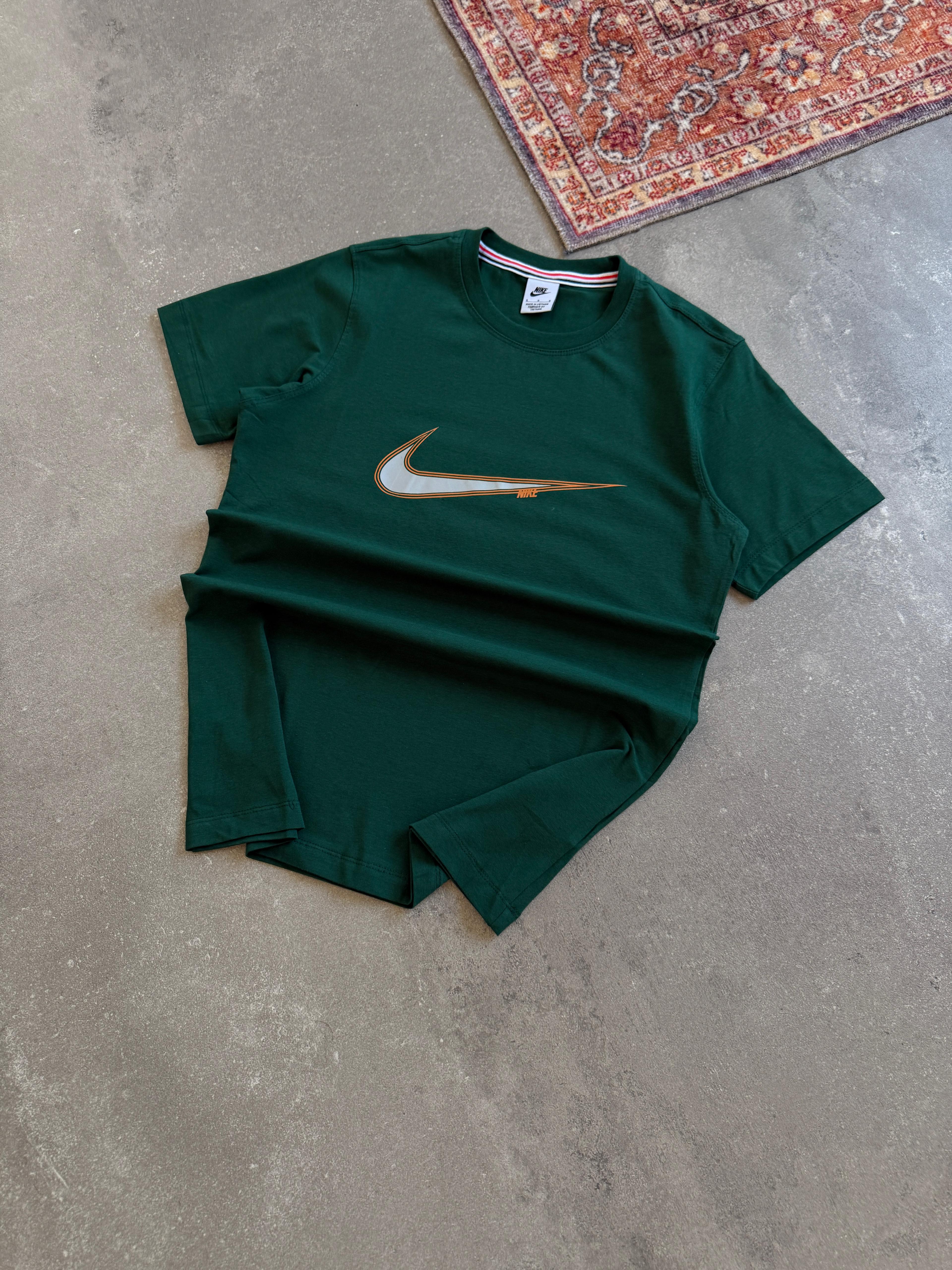 Nike Swoosh Logo  T-Shirt |  N-1077 - YEŞİL