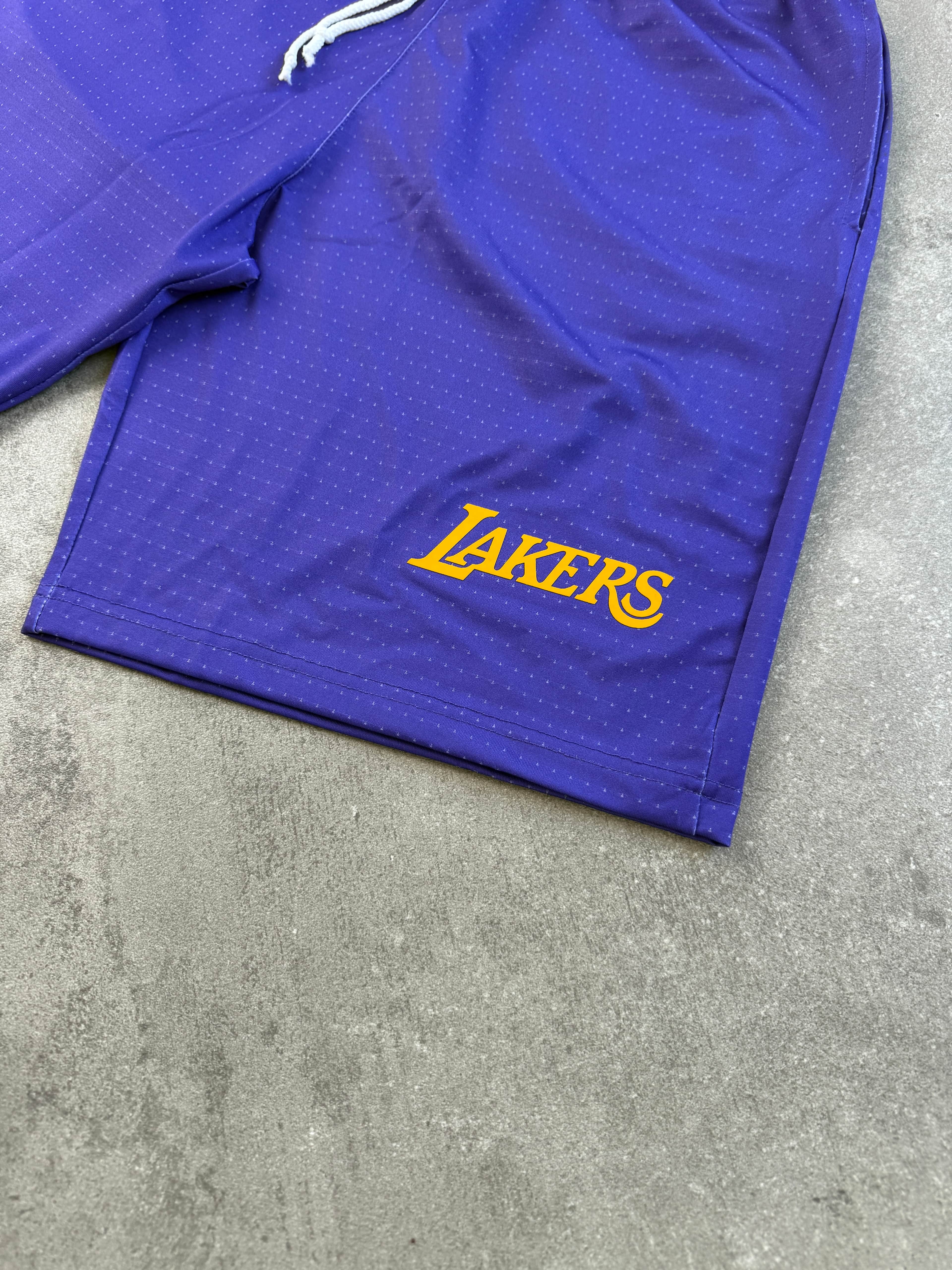 Nike Nba Lakers Dri-fit Premium  l Şort  N-1097