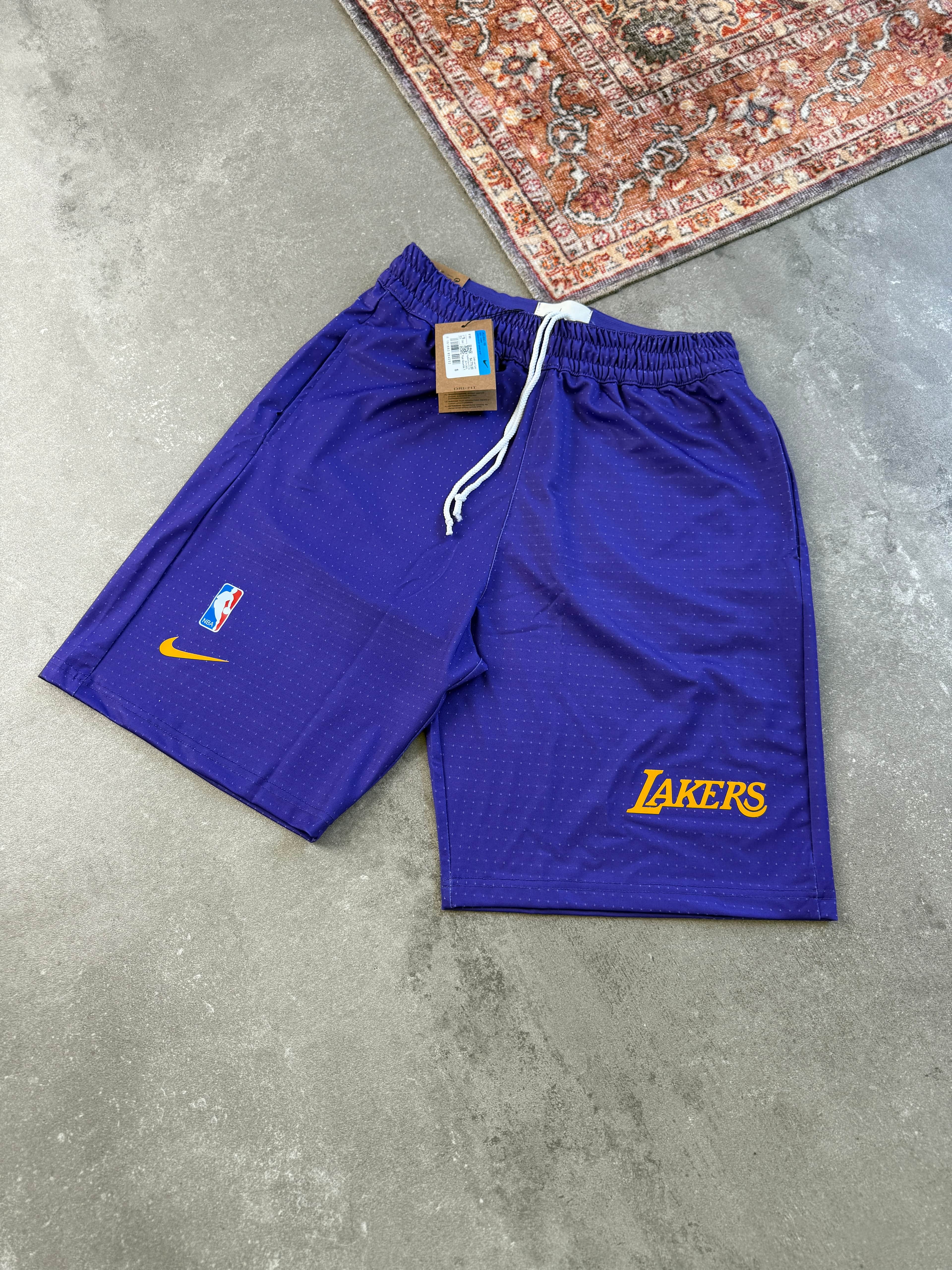 Nike Nba Lakers Dri-fit Premium  l Şort  N-1097 - Mor