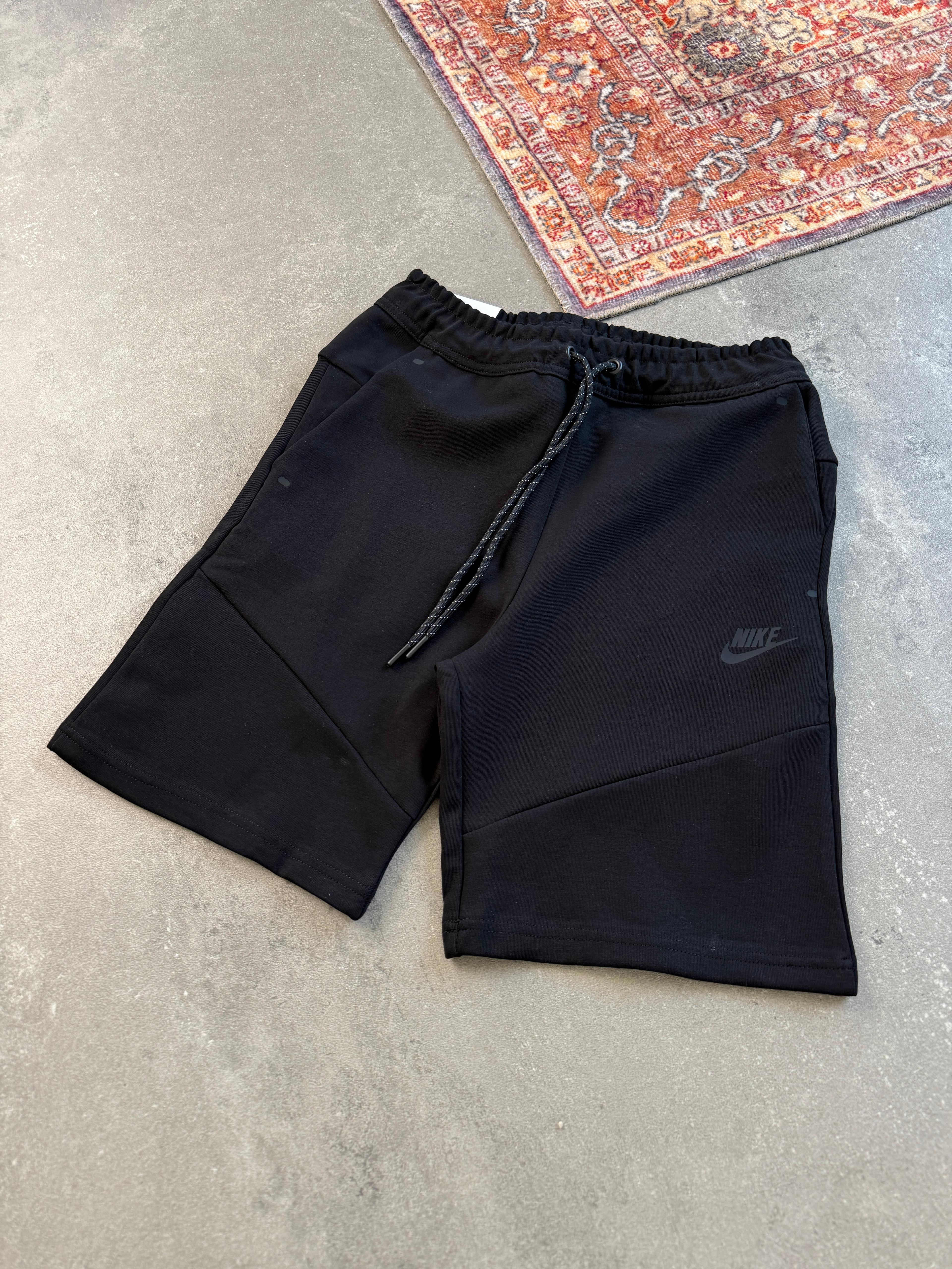  Nike Tech Fleece Premium Sort 2024-2025 l  N-1069 - SİYAH