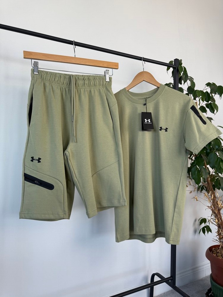 U.A. Rival  Fleece Takım Yazlık Premium l  UA-1008 - Haki