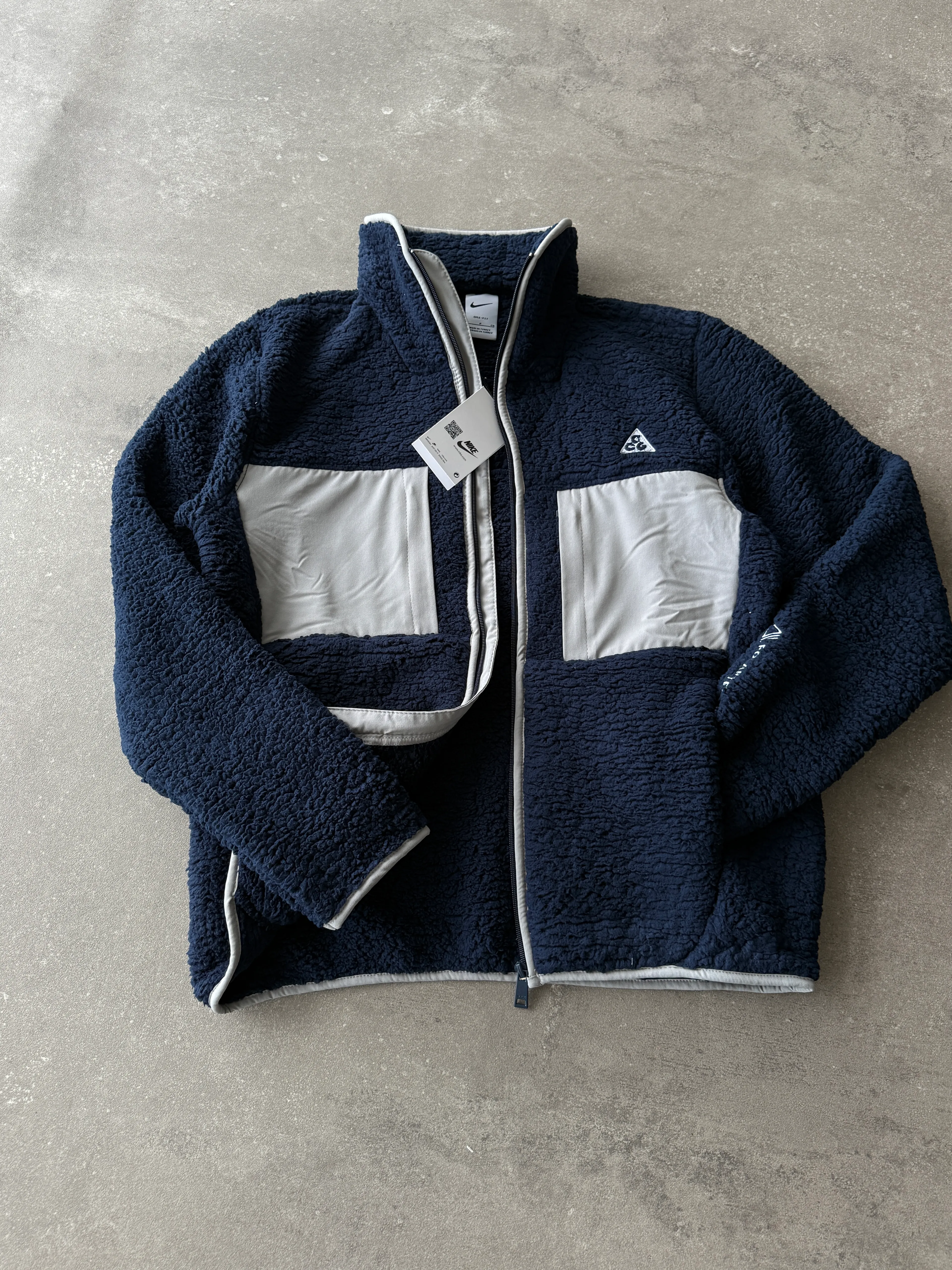 Nike ACG Full Zip Sherpa Polar Premium l N-1112 - Lacivert