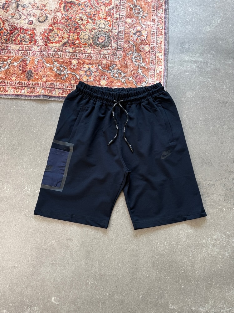 Nike Cep Detay  l Şort  N-1065 - Lacivert