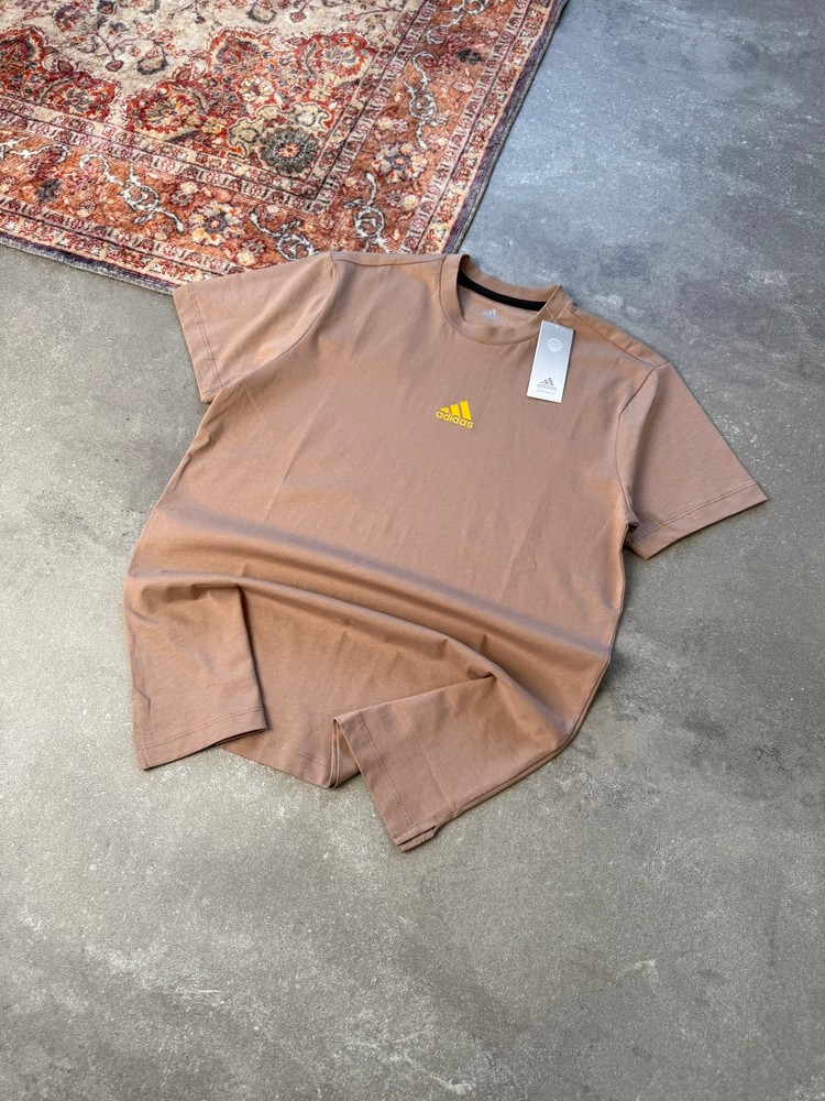 Adi*** Chest Logo Terrex Premium T-Shirt | AD-1012 - Kahverengi