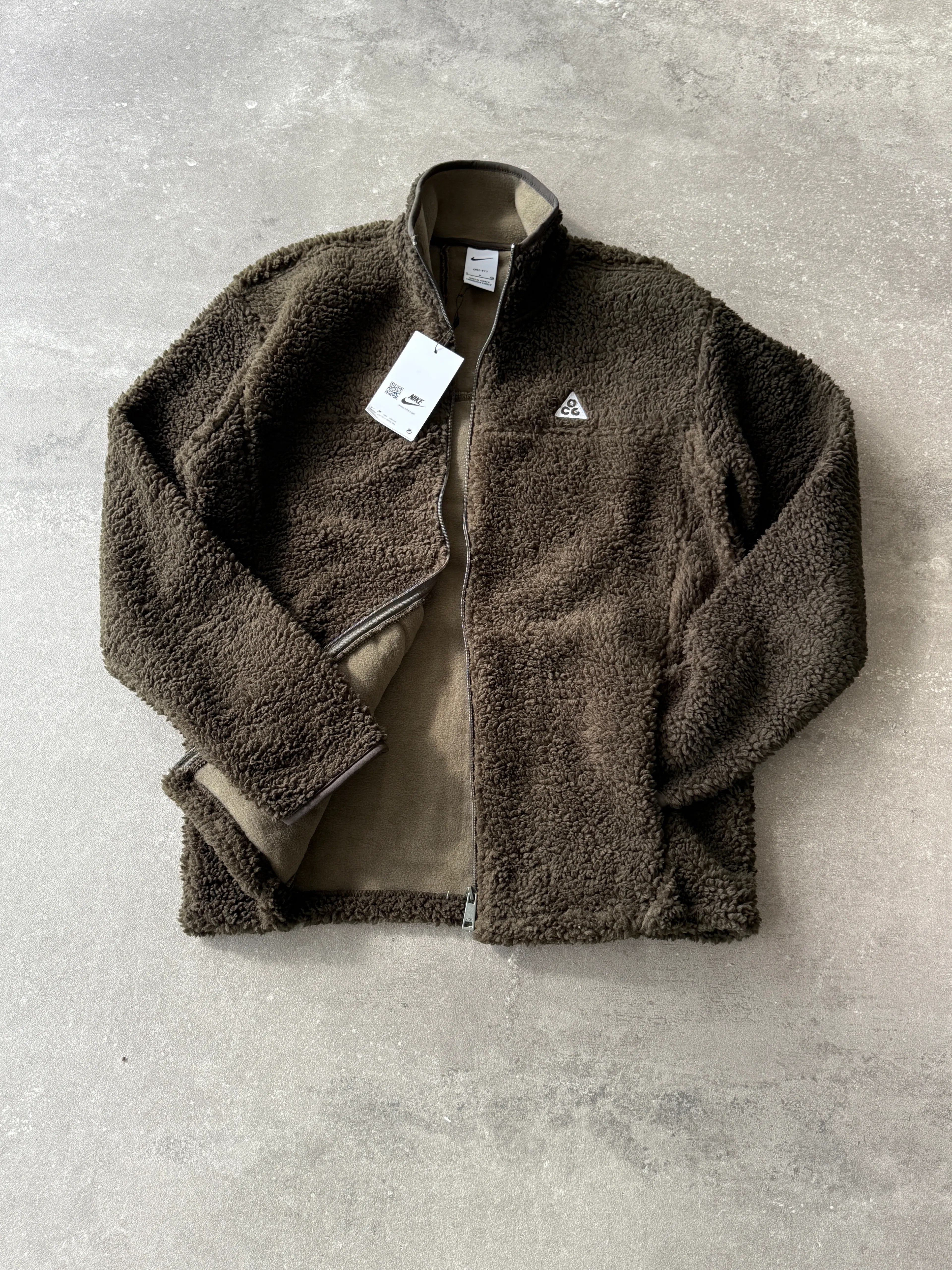 Nike ACG Full Zip Sherpa Polar Premium l N-1111 - Haki