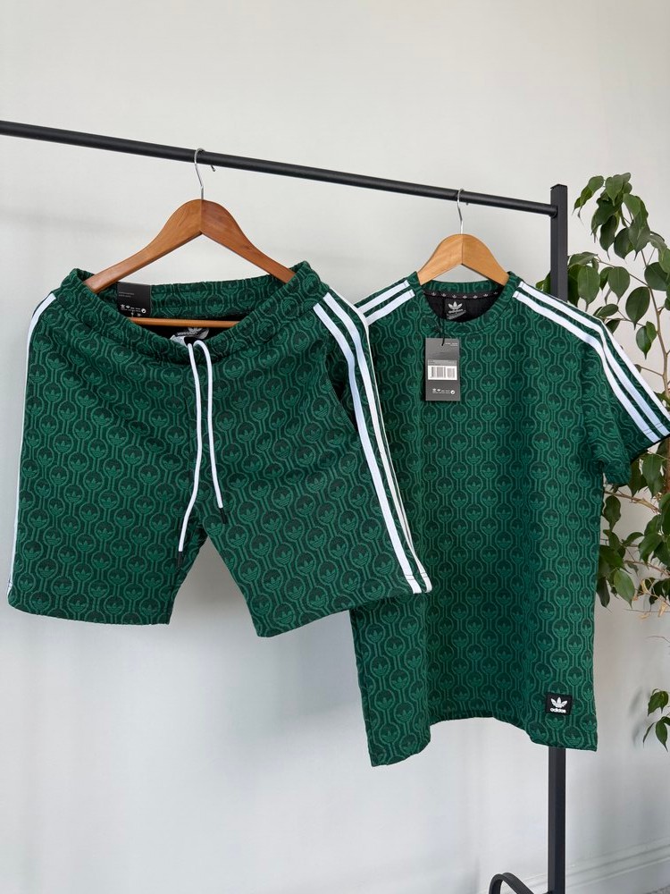 Adidas Detay İşleme Dokulu Takım | AD-1004 - YEŞİL