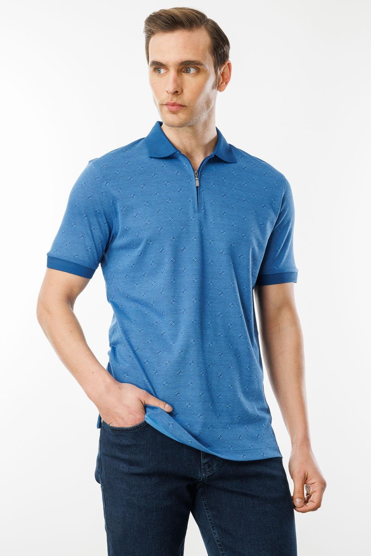 Erkek Fermuarlı T-shirt 601 - SAKS