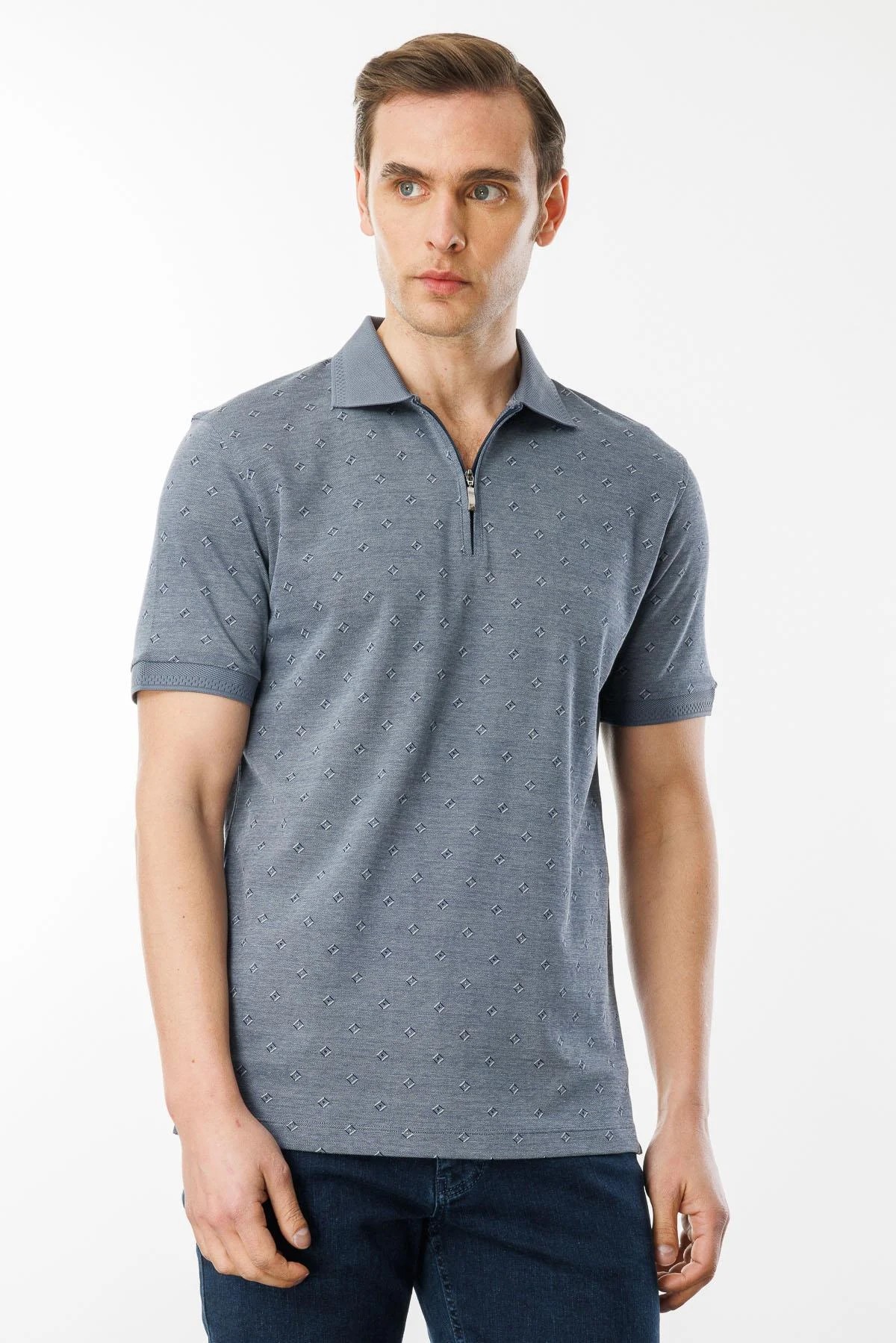 Erkek Fermuarlı T-shirt 601