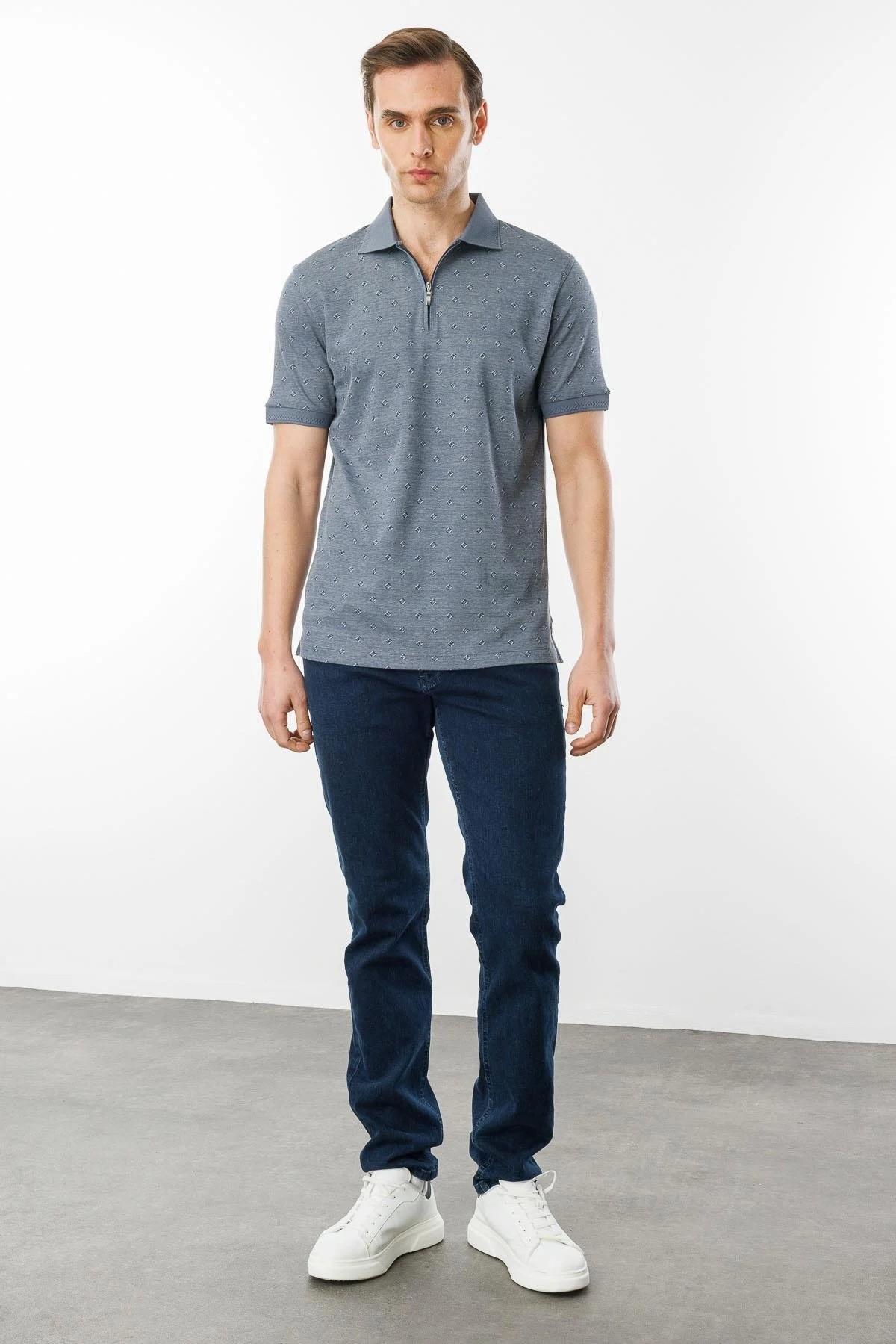 Erkek Fermuarlı T-shirt 601