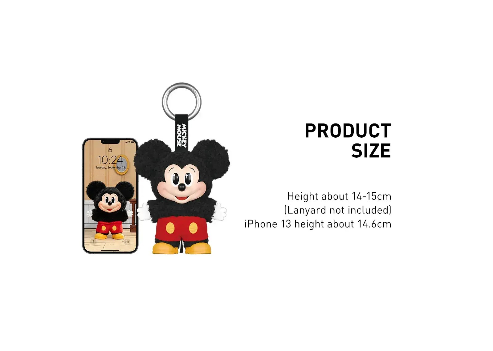 Pop Mart Disney Mickey Family Together Series Plush Keychain Sealed Case (8 Blind Box)