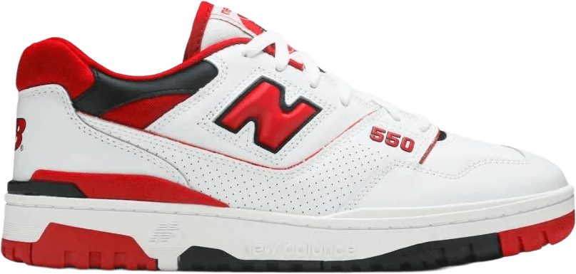 New Balance 550 White Team Red