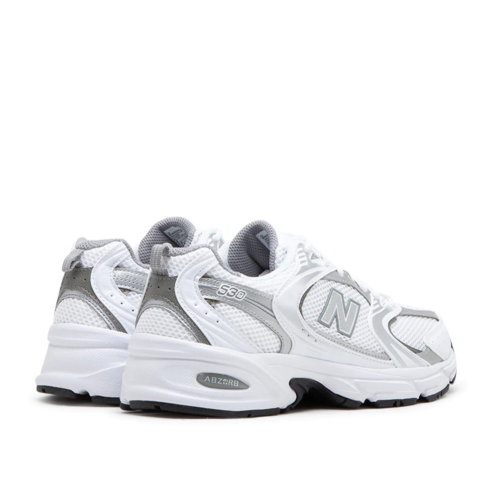 New Balance 530 White Silver Metallic