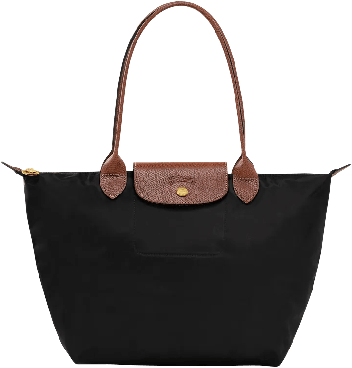 Longchamp LE PLIAGE ORIGINAL M TOTE BAG Black - Recycled Canvas