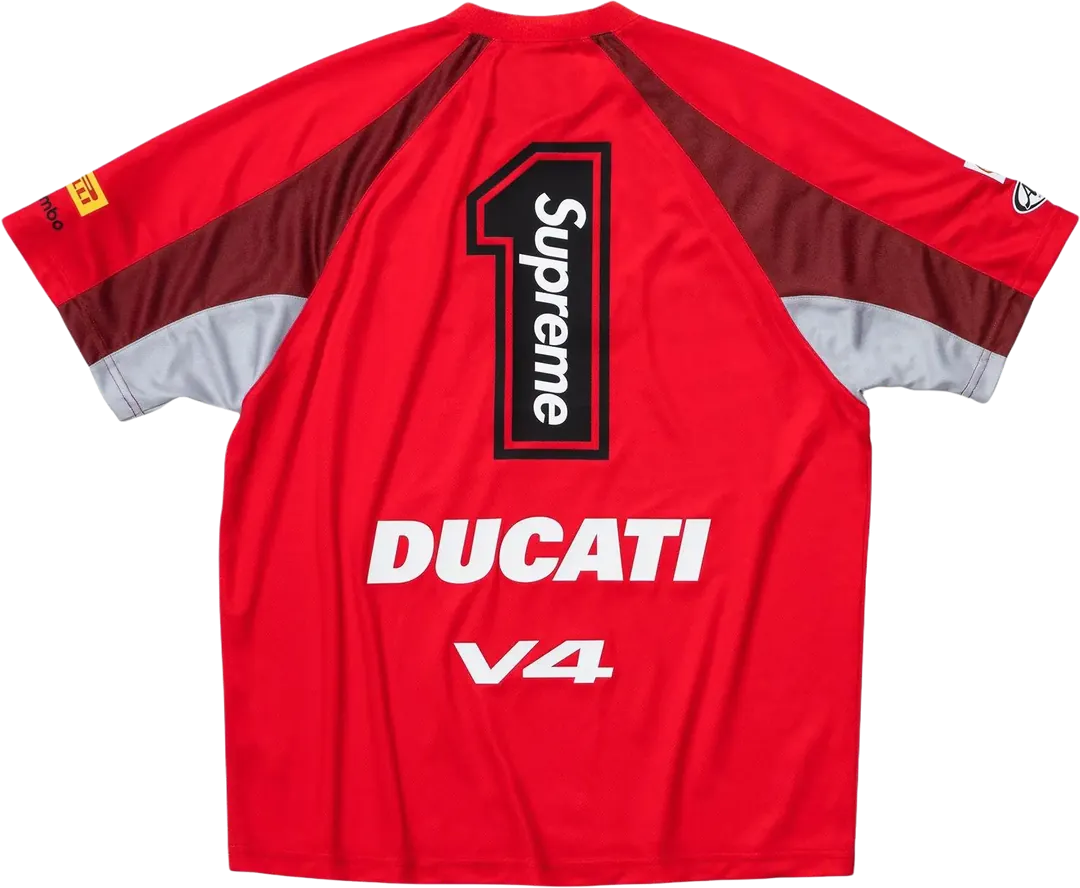 ウェア Supreme Ducati Soccer Jersey Supreme Ducati Soccer Jersey Red