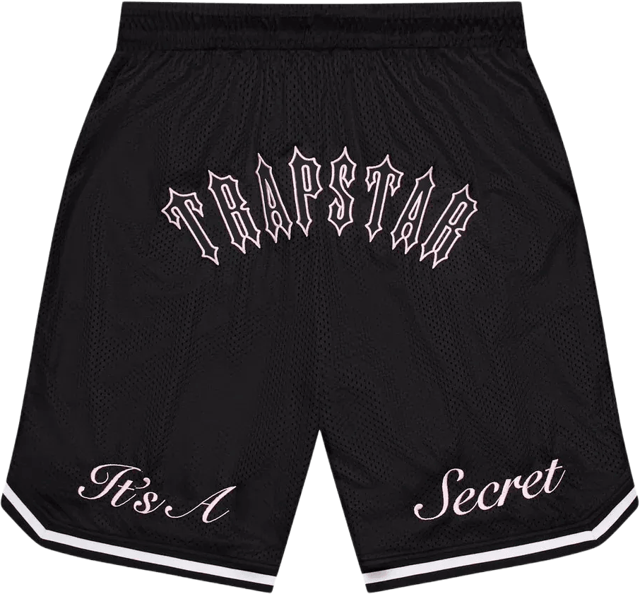 It's A Secret Irongate Arch Shorts - Black/Pink